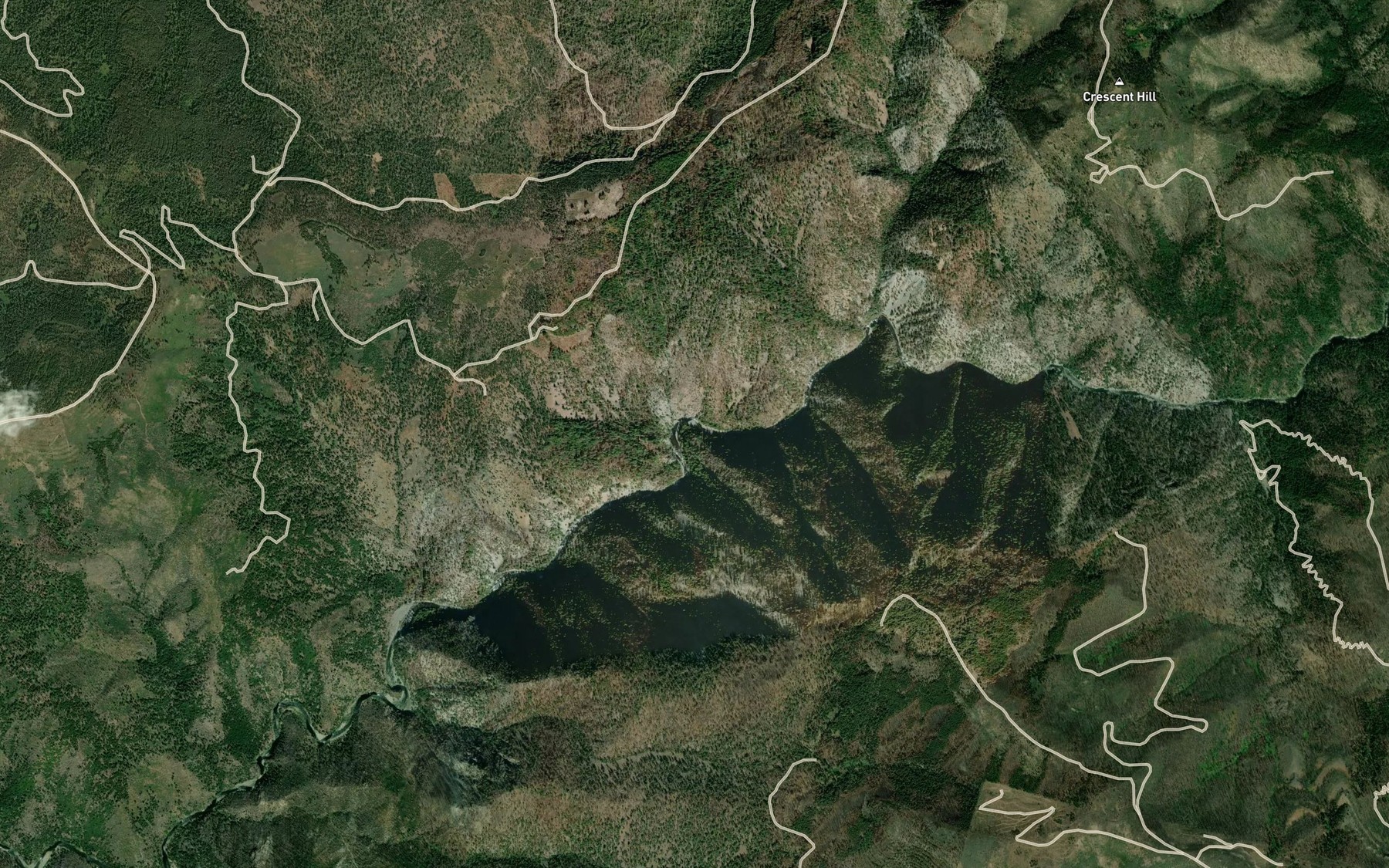 Satellite map of the No Ear Bar