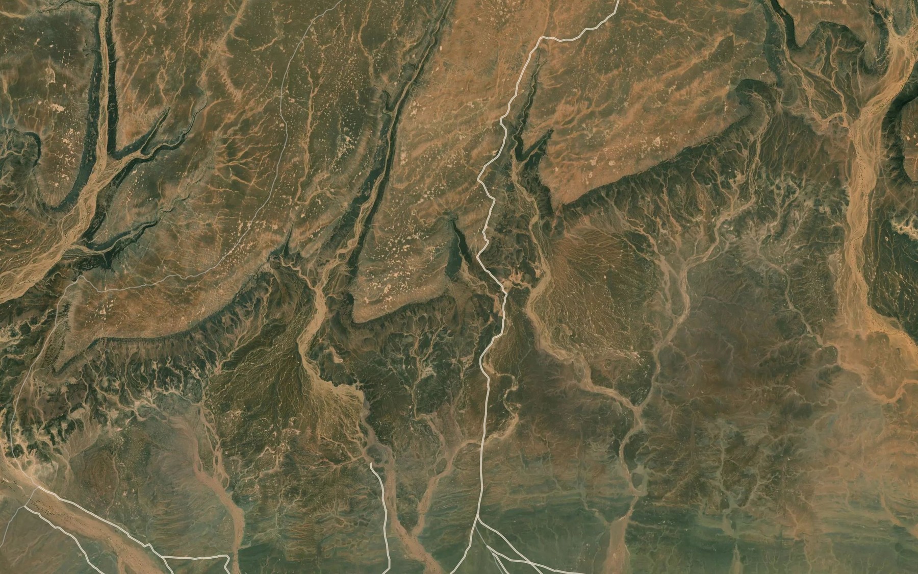 Satellite map of the Kneg Zbel
