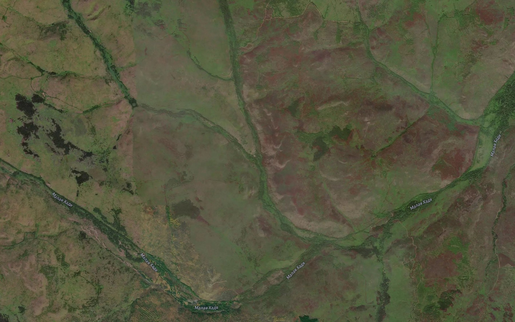 Satellite map of the Gornyy