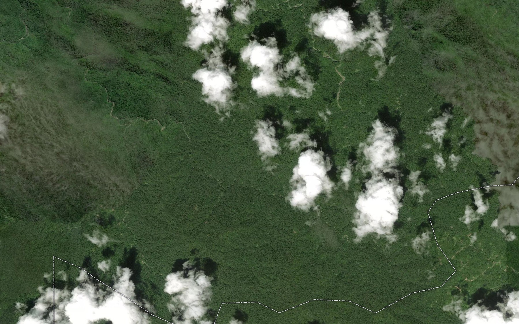 Satellite map of the Kolm Creek