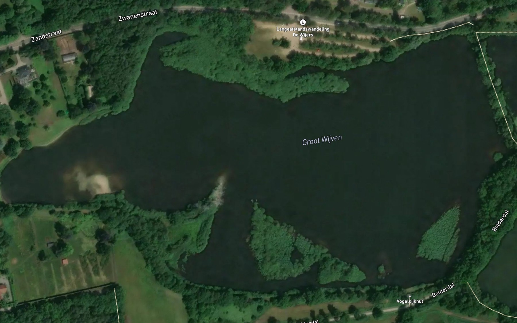 Satellite map of the Grooten Vijver