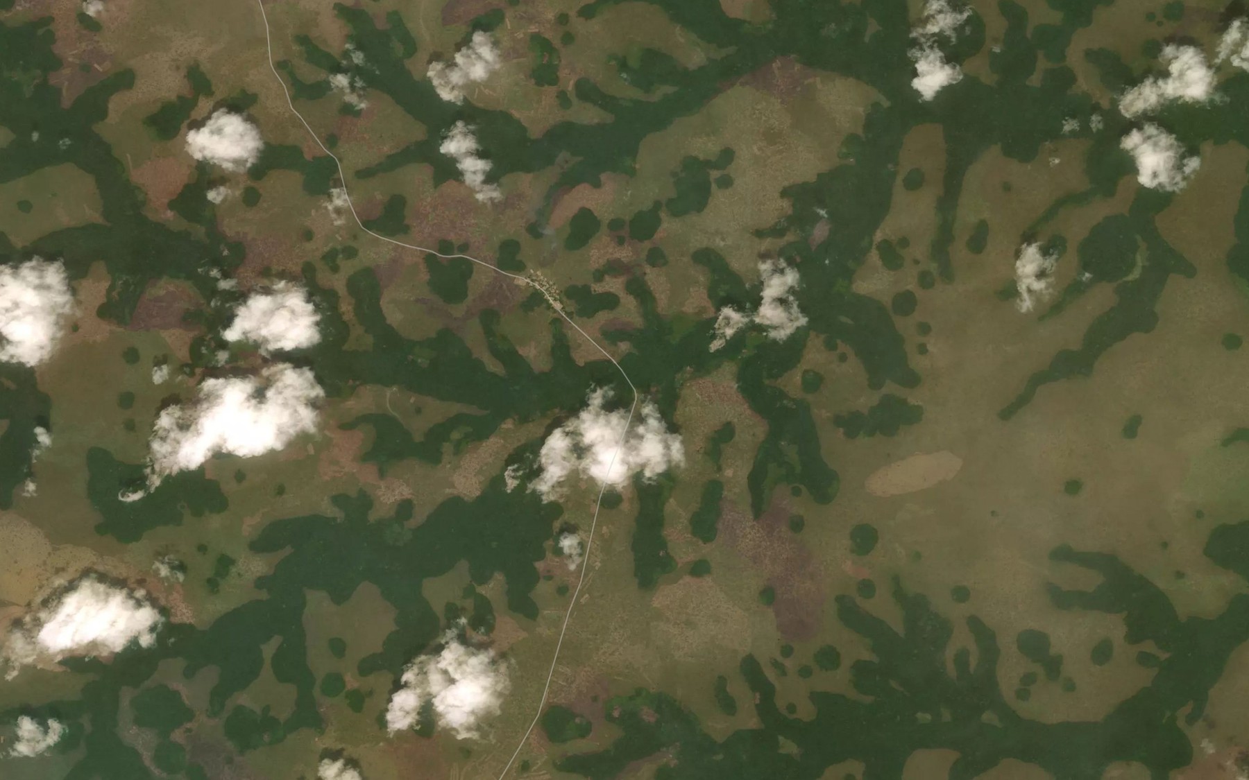Satellite map of the Essami
