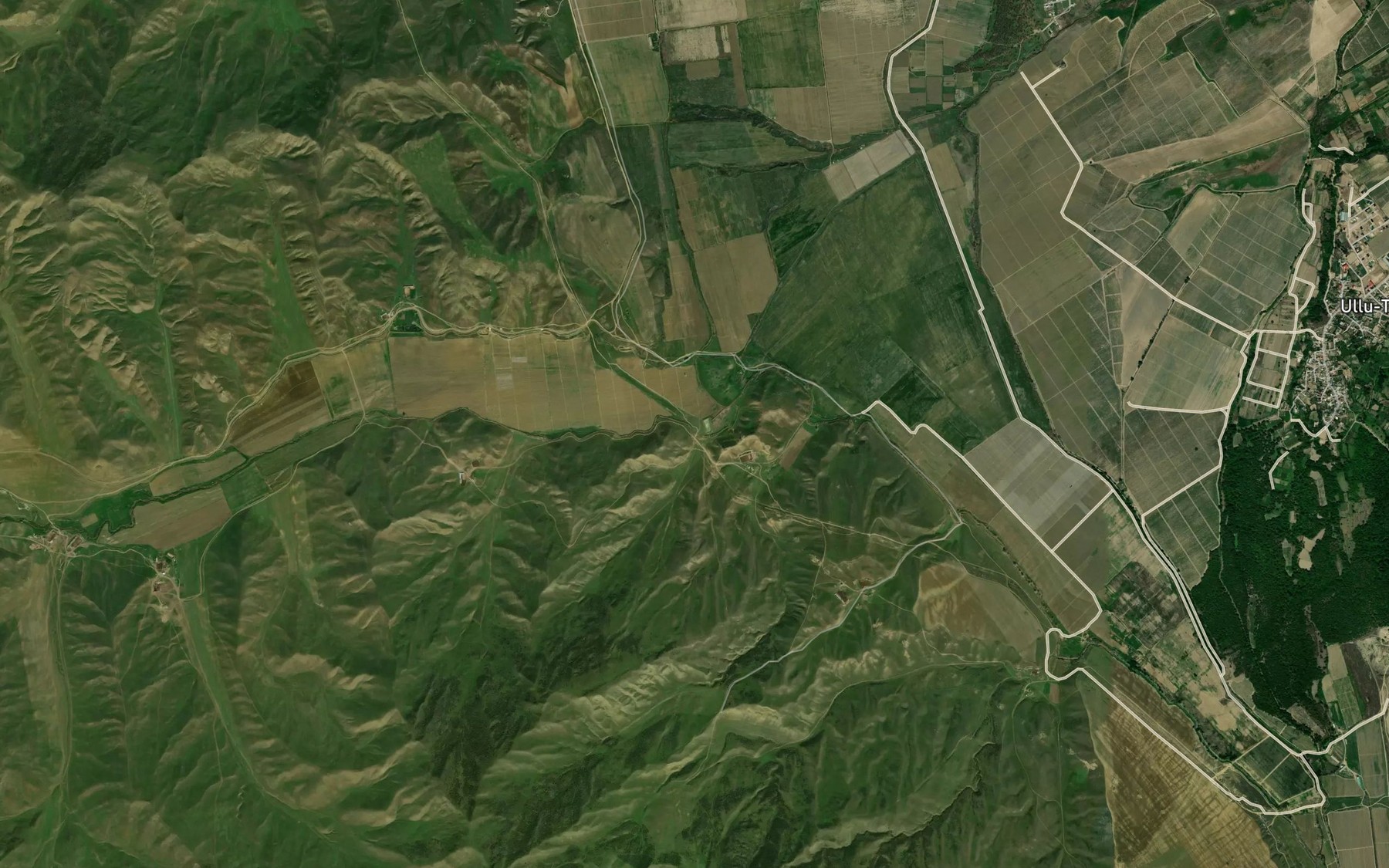 Satellite map of the Yangychay