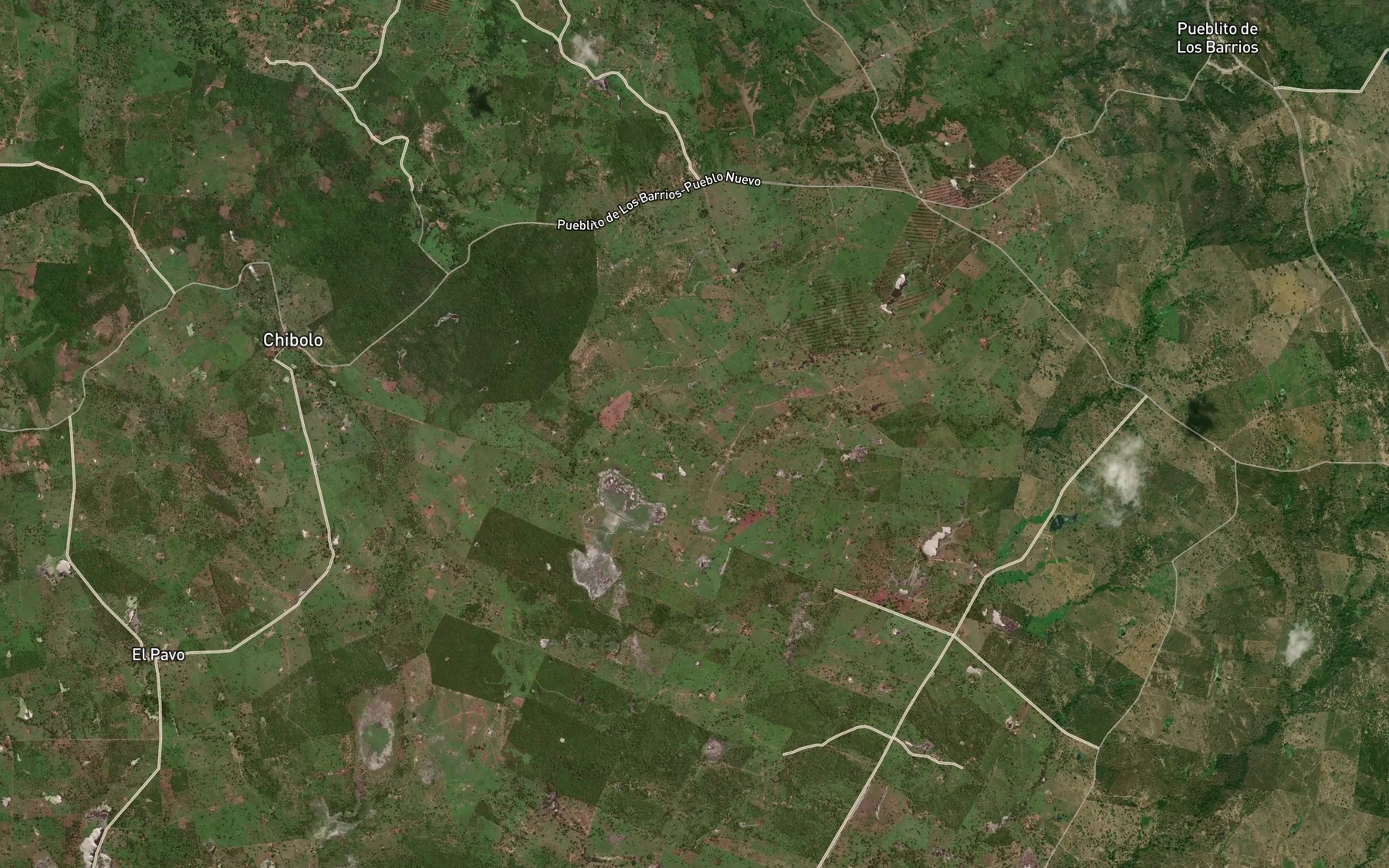 Satellite map of the Arroyo de los Limones