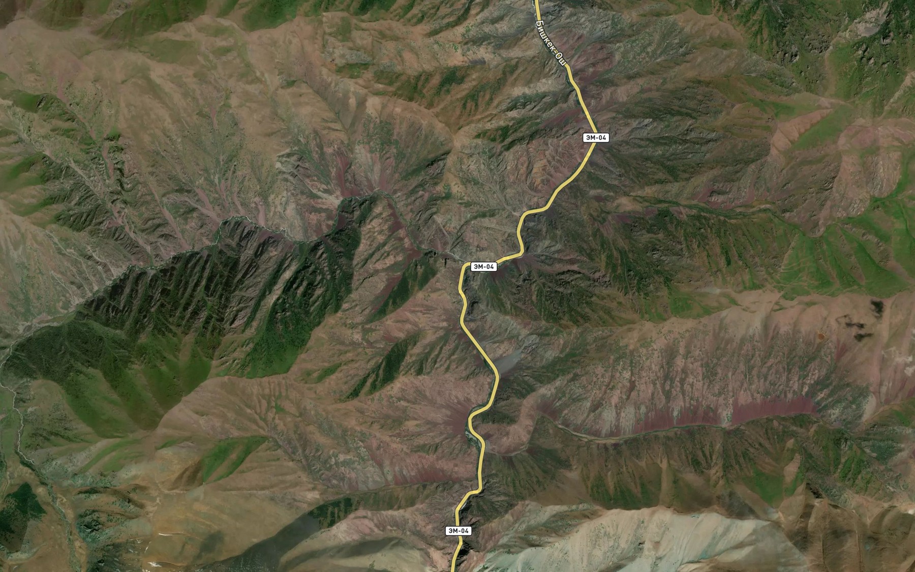 Satellite map of the Turuk