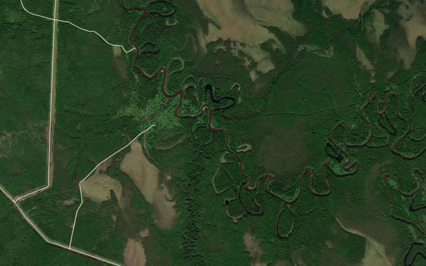 Satellite map of the Bol'shaya Mys'ya