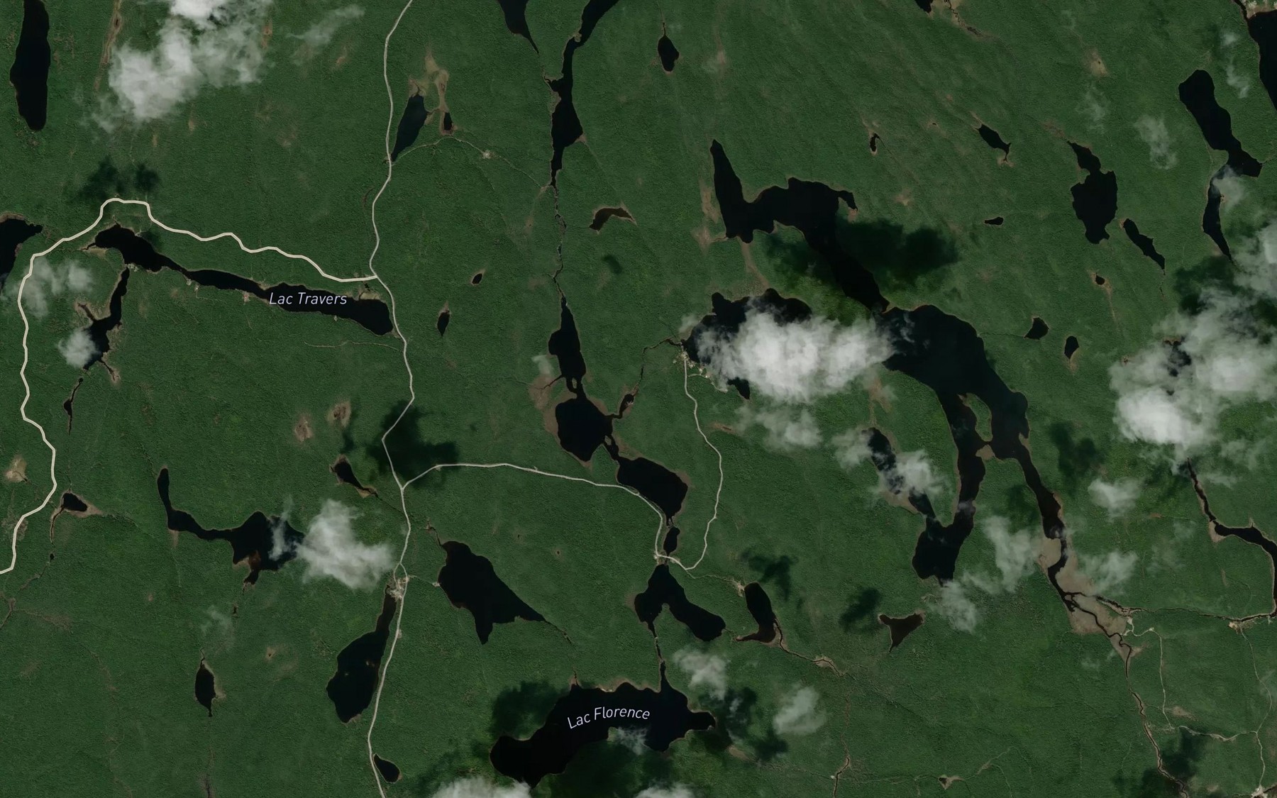 Satellite map of the Ruisseau de la Joie