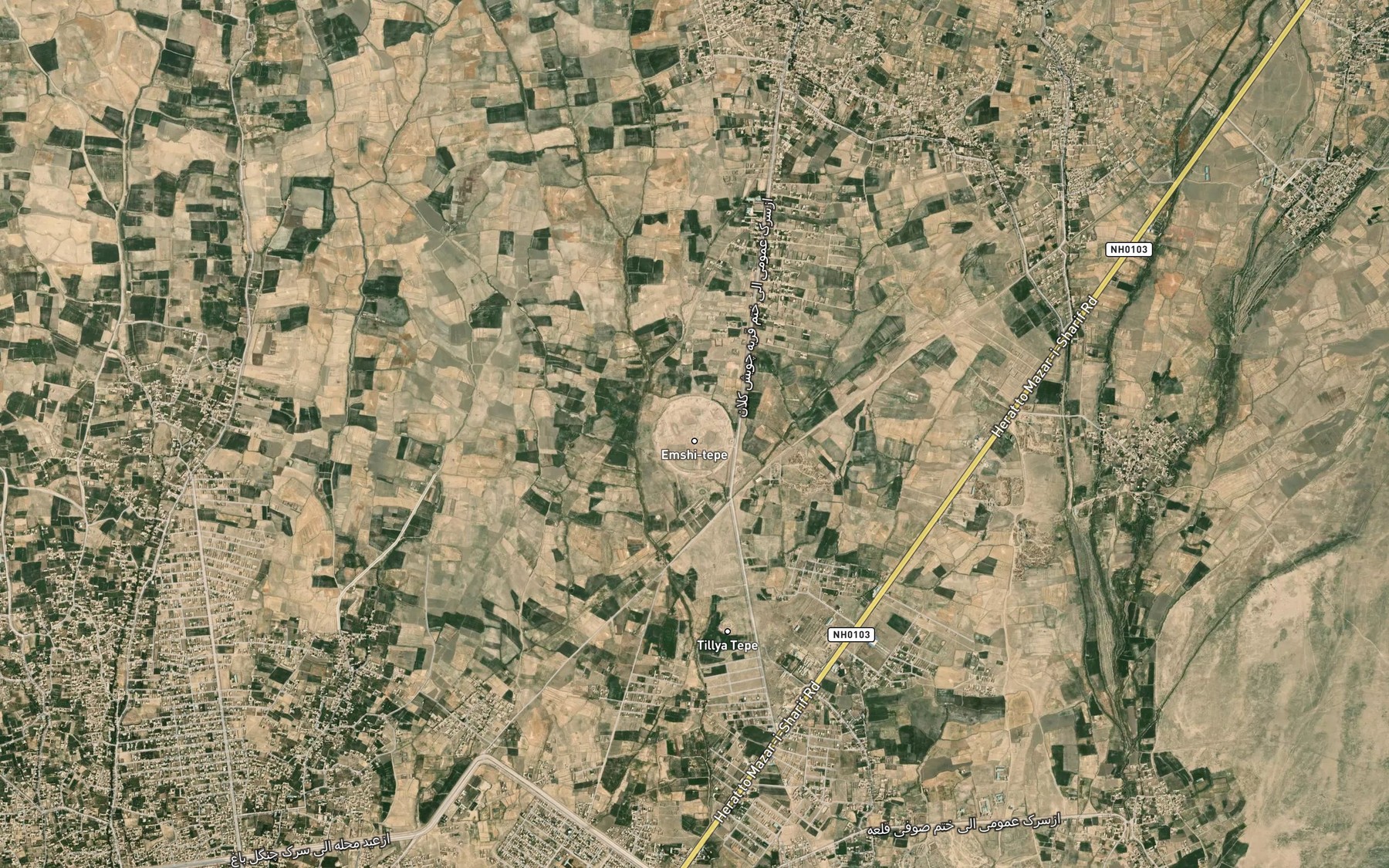 Satellite map of the Imshik