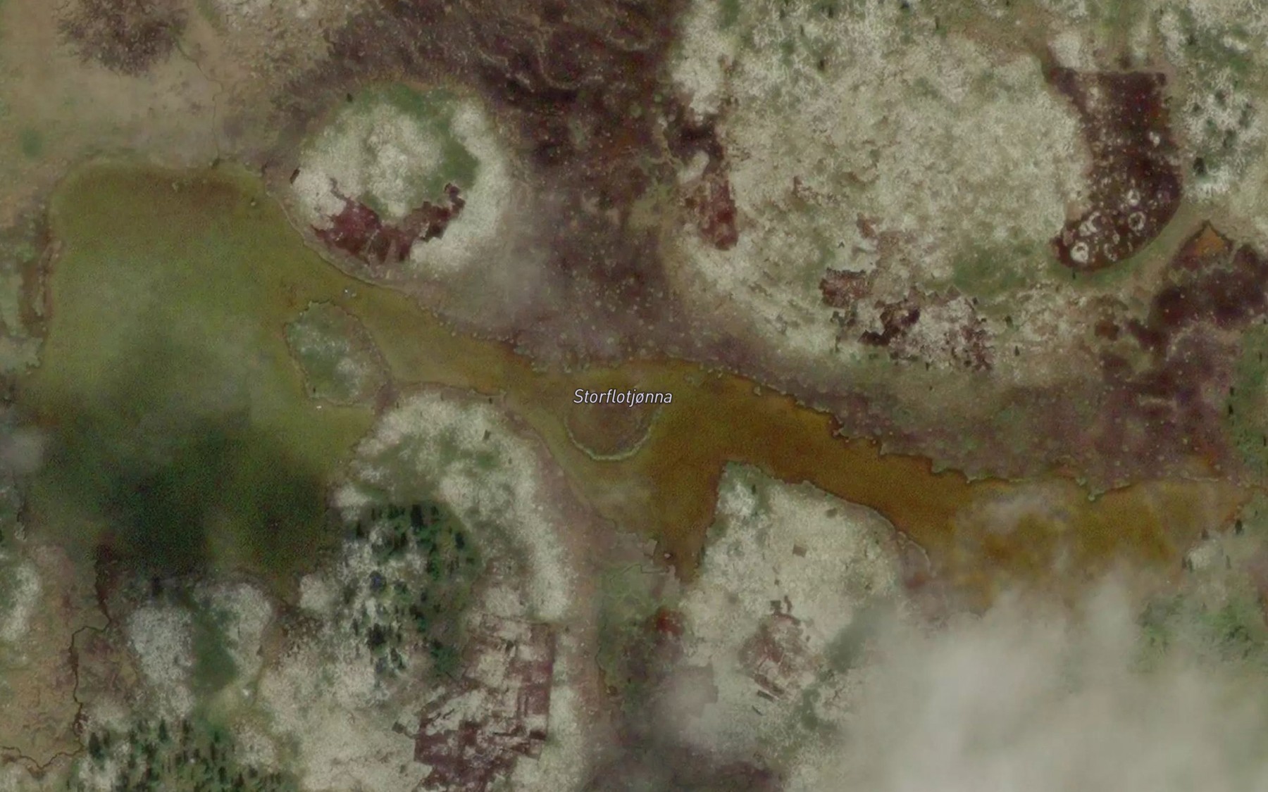 Satellite map of the Storflotjonna