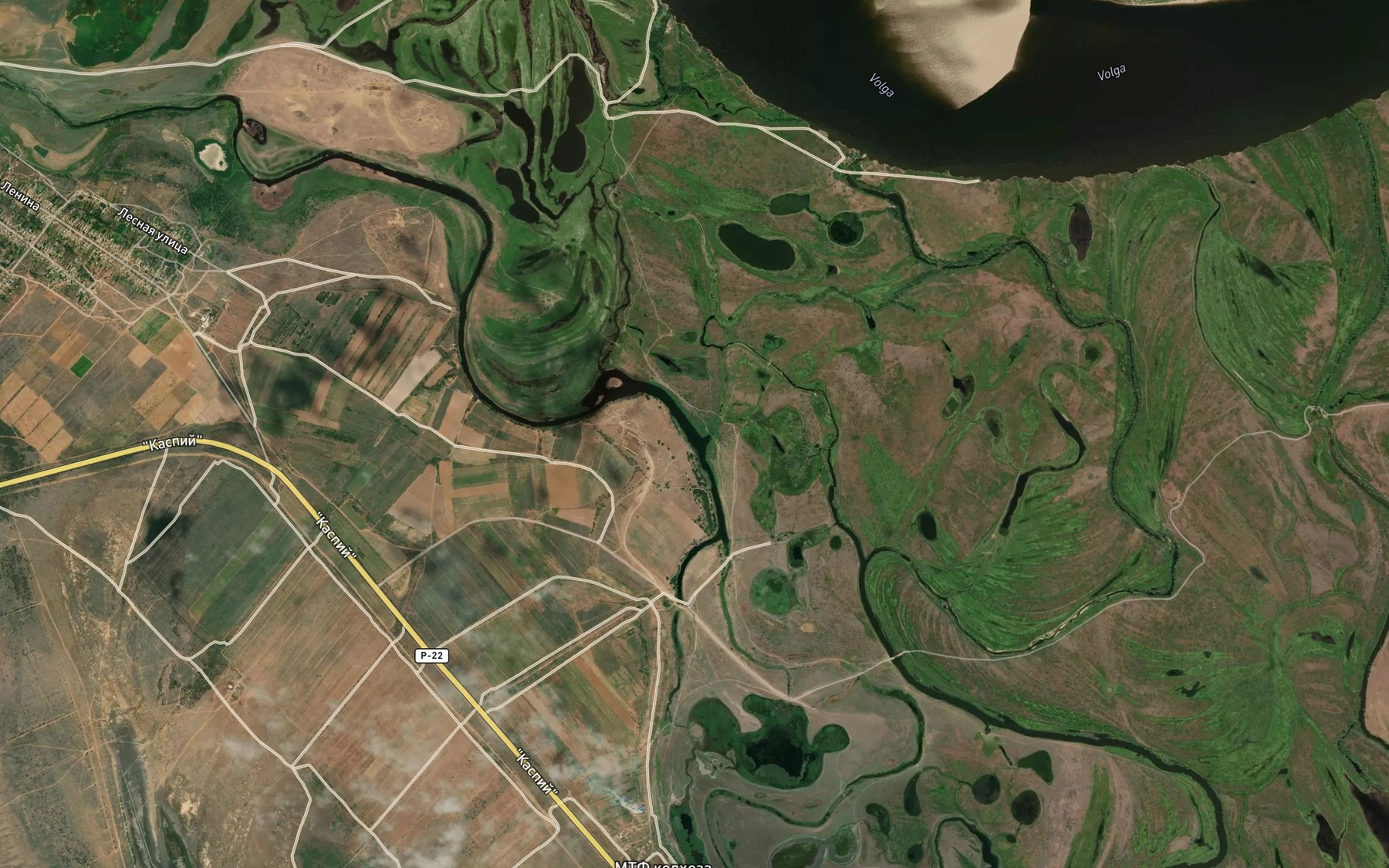 Satellite map of the Yerik Bol'shoy