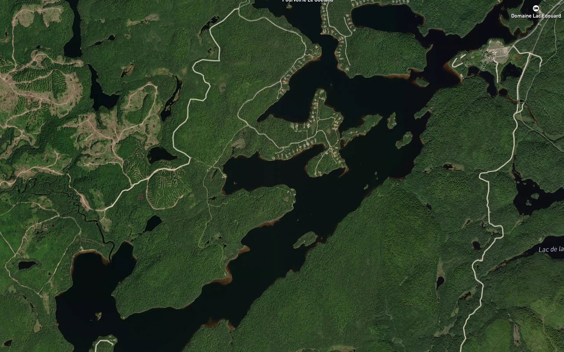 Satellite map of the Baie Power
