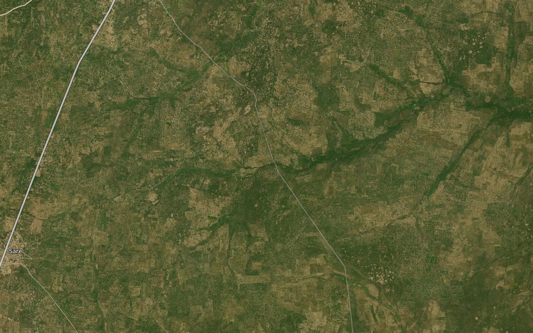Satellite map of the River Yanukukoka