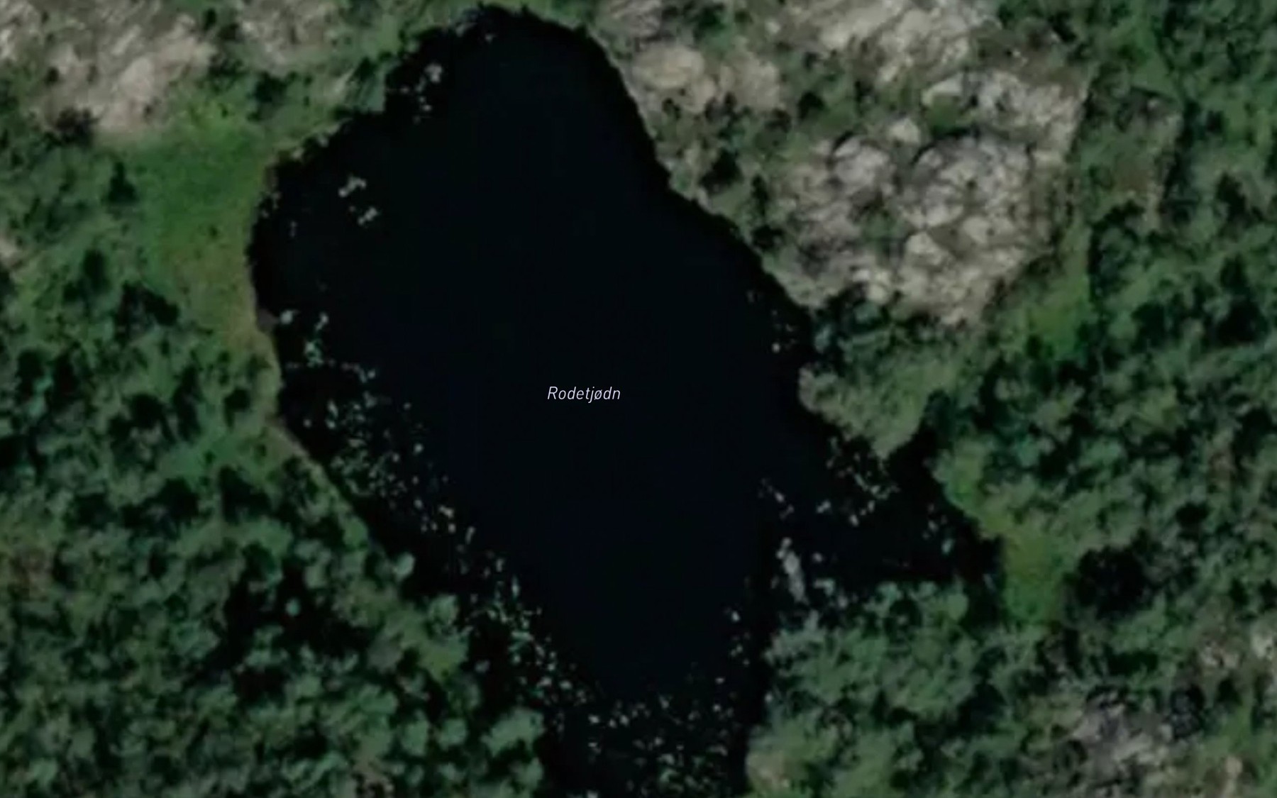 Satellite map of the Rodetjodn