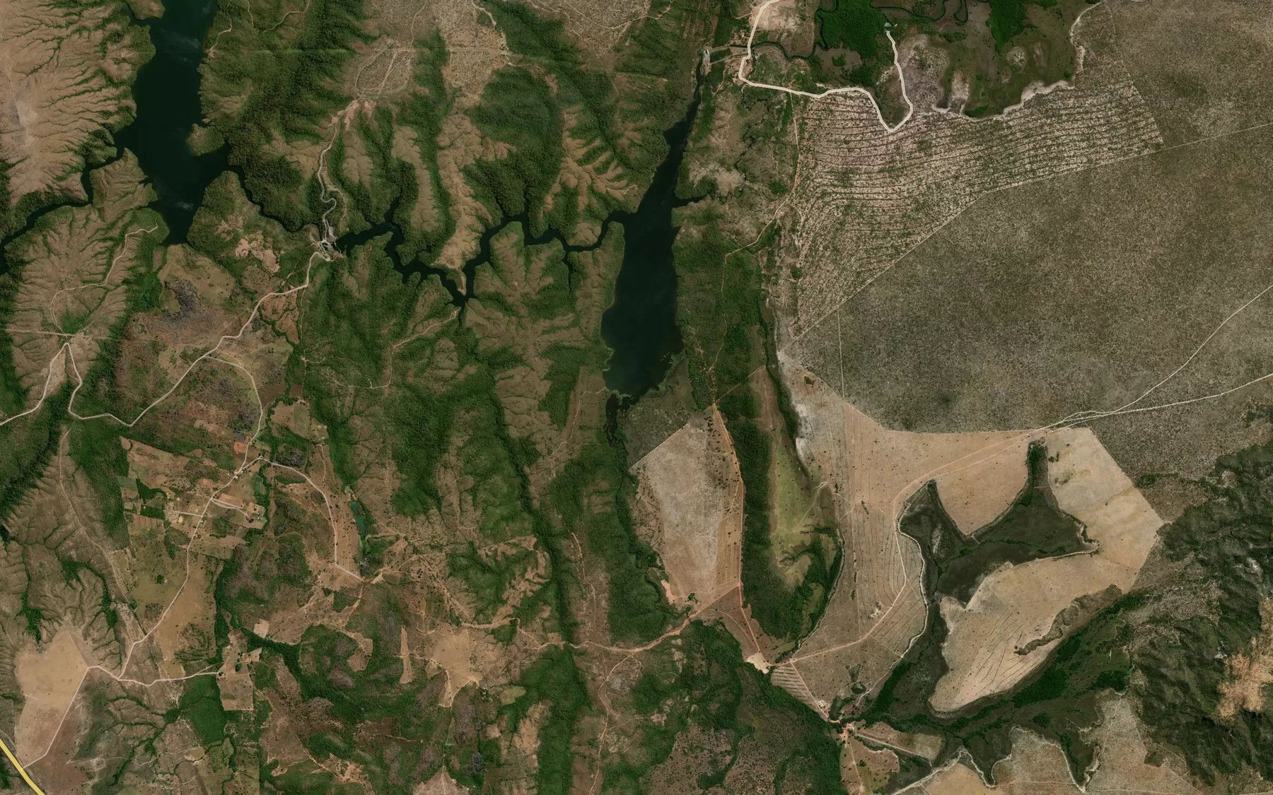 Satellite map of the Riachao