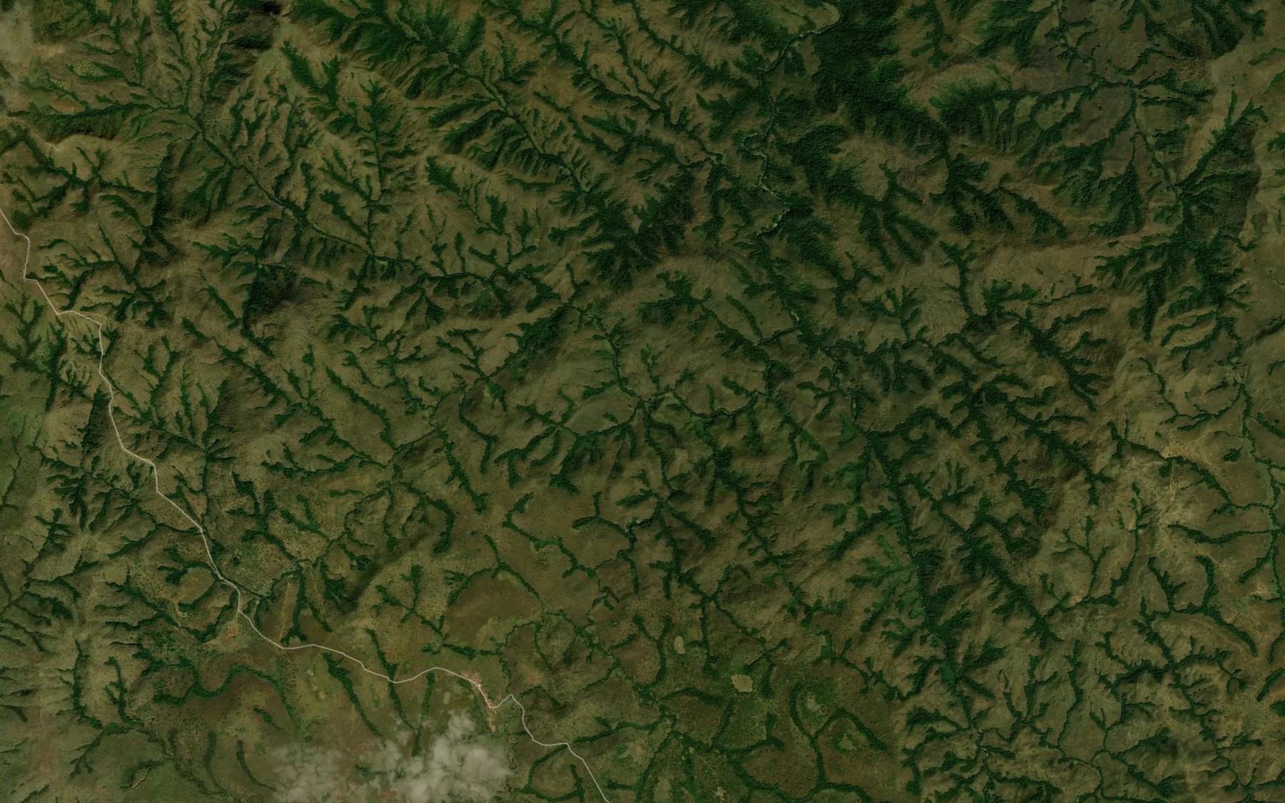 Satellite map of the Sumsum