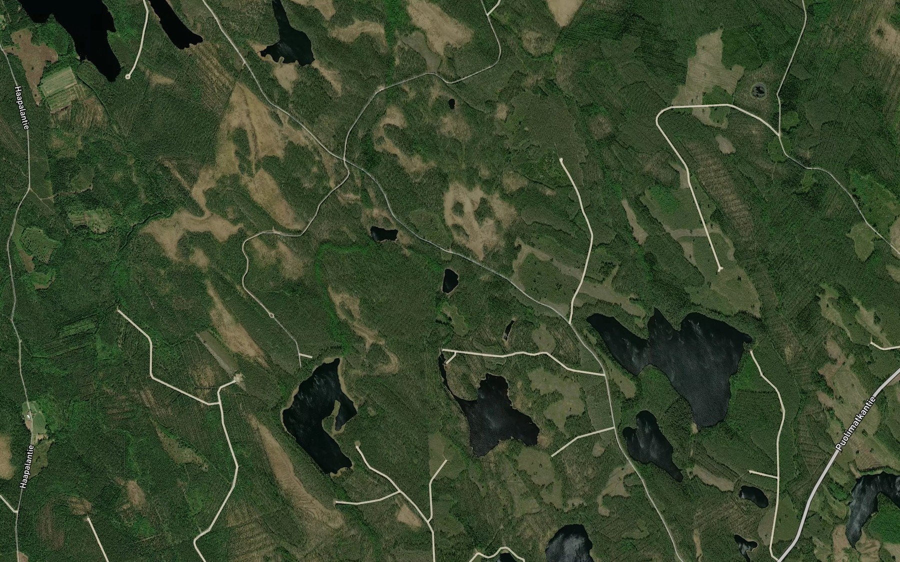 Satellite map of the Humalalampi