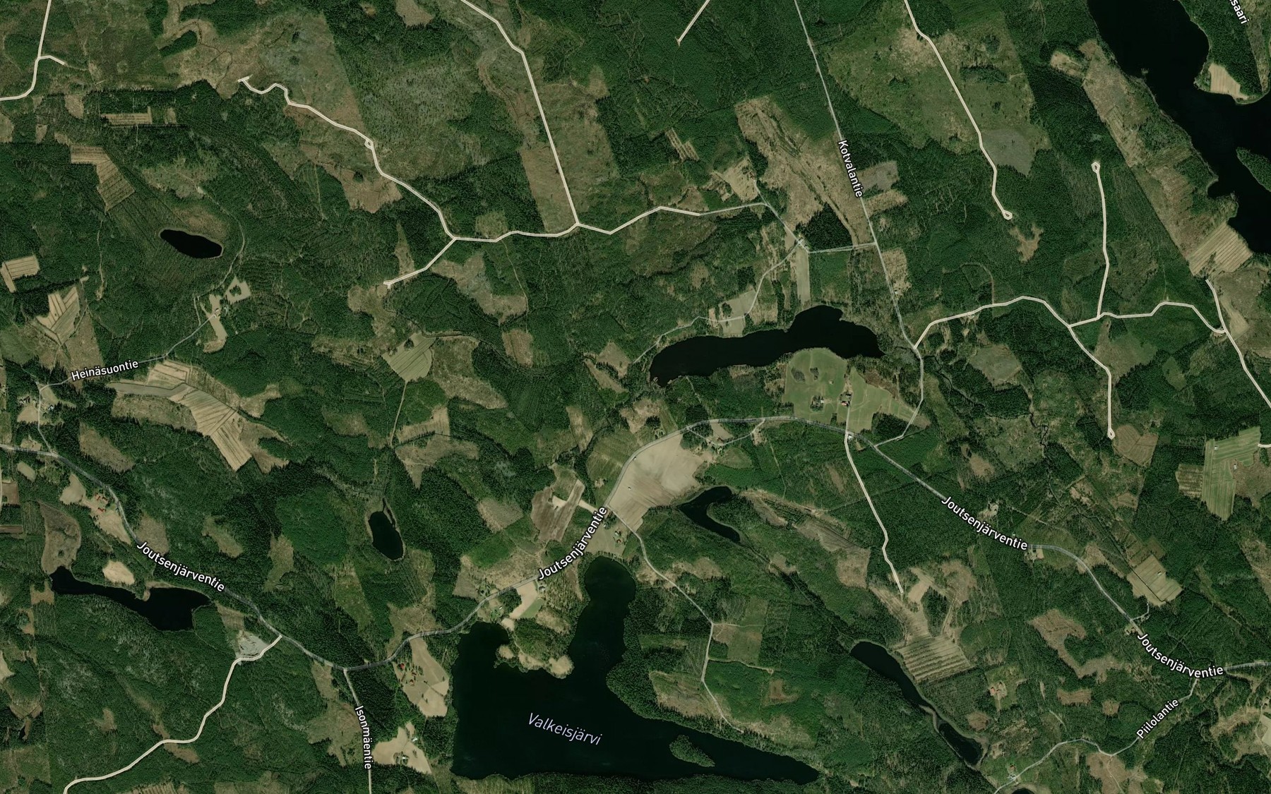 Satellite map of the Isonkorvenpuro