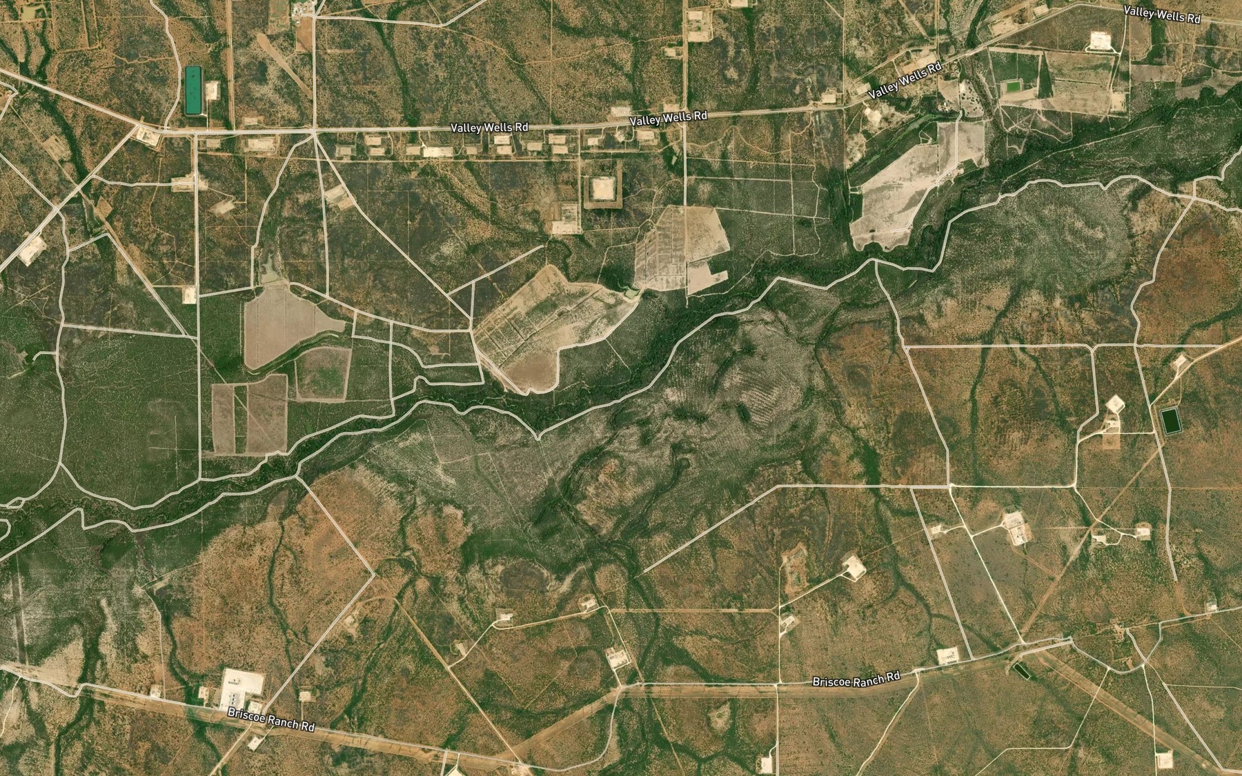 Satellite map of the Sage Creek