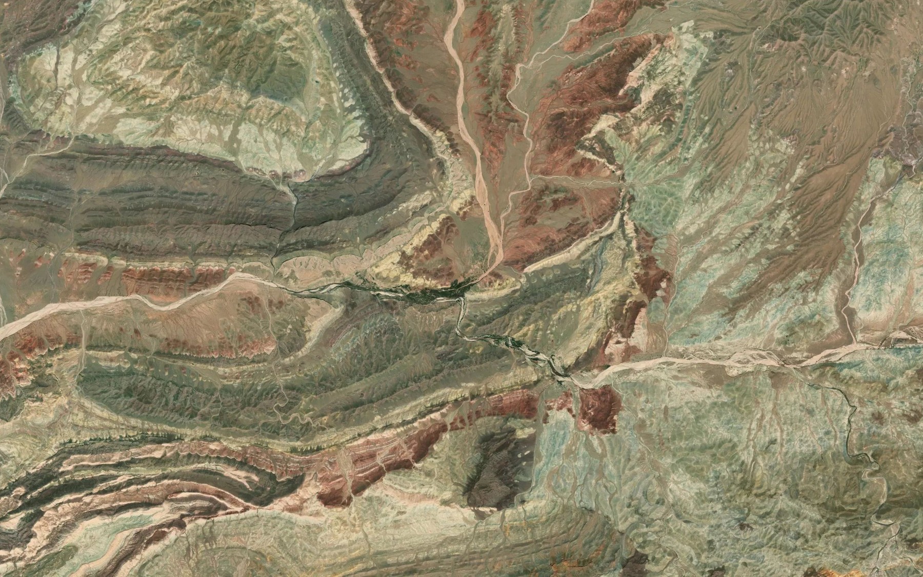 Satellite map of the Kal-e Kamastan