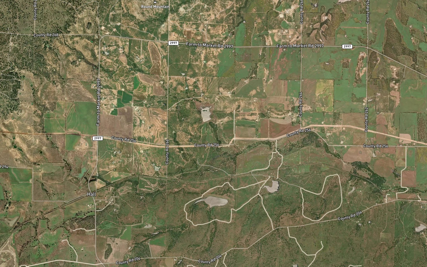 Satellite map of the Soil Conservation Service Site 6 Reservoir