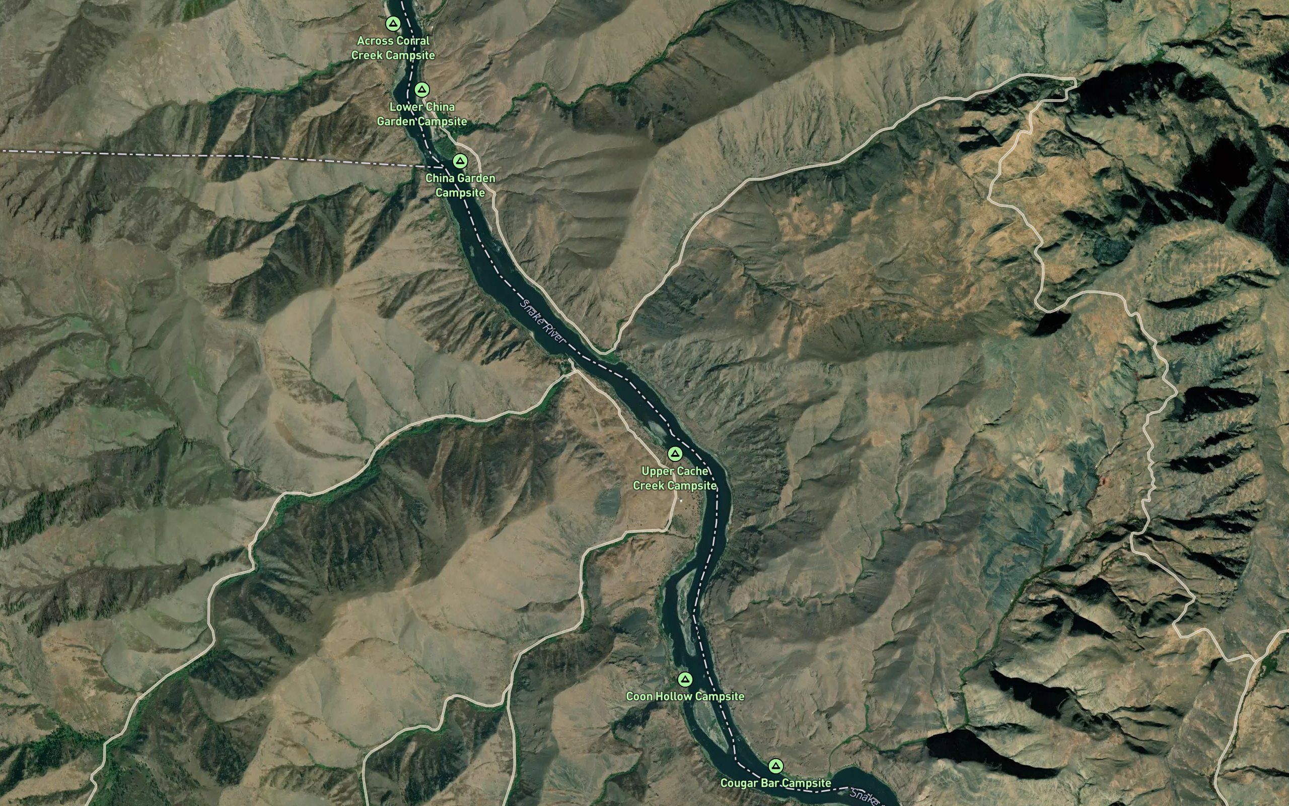 Upper Cache Creek Rapids
