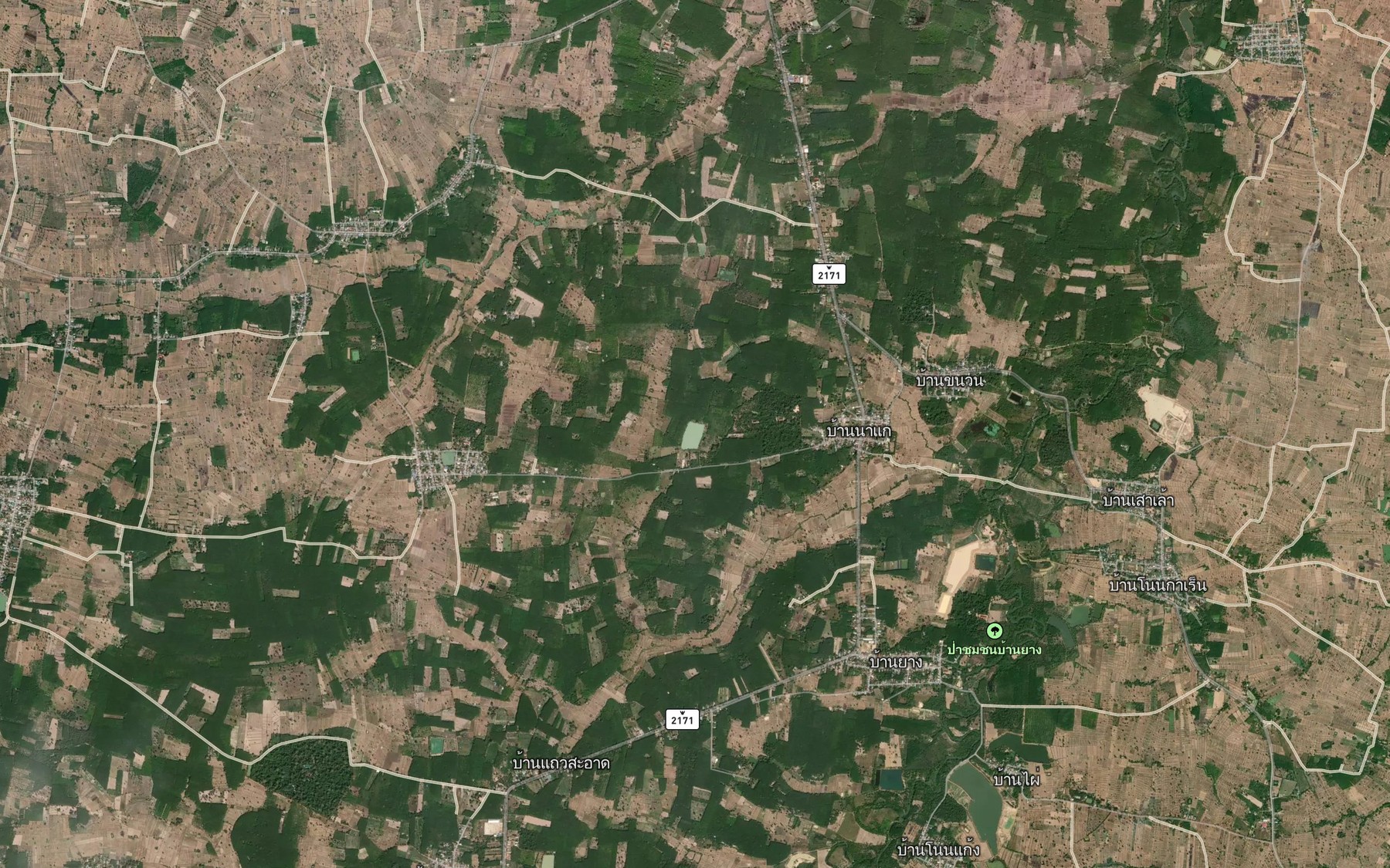 Satellite map of the Nong Sanap