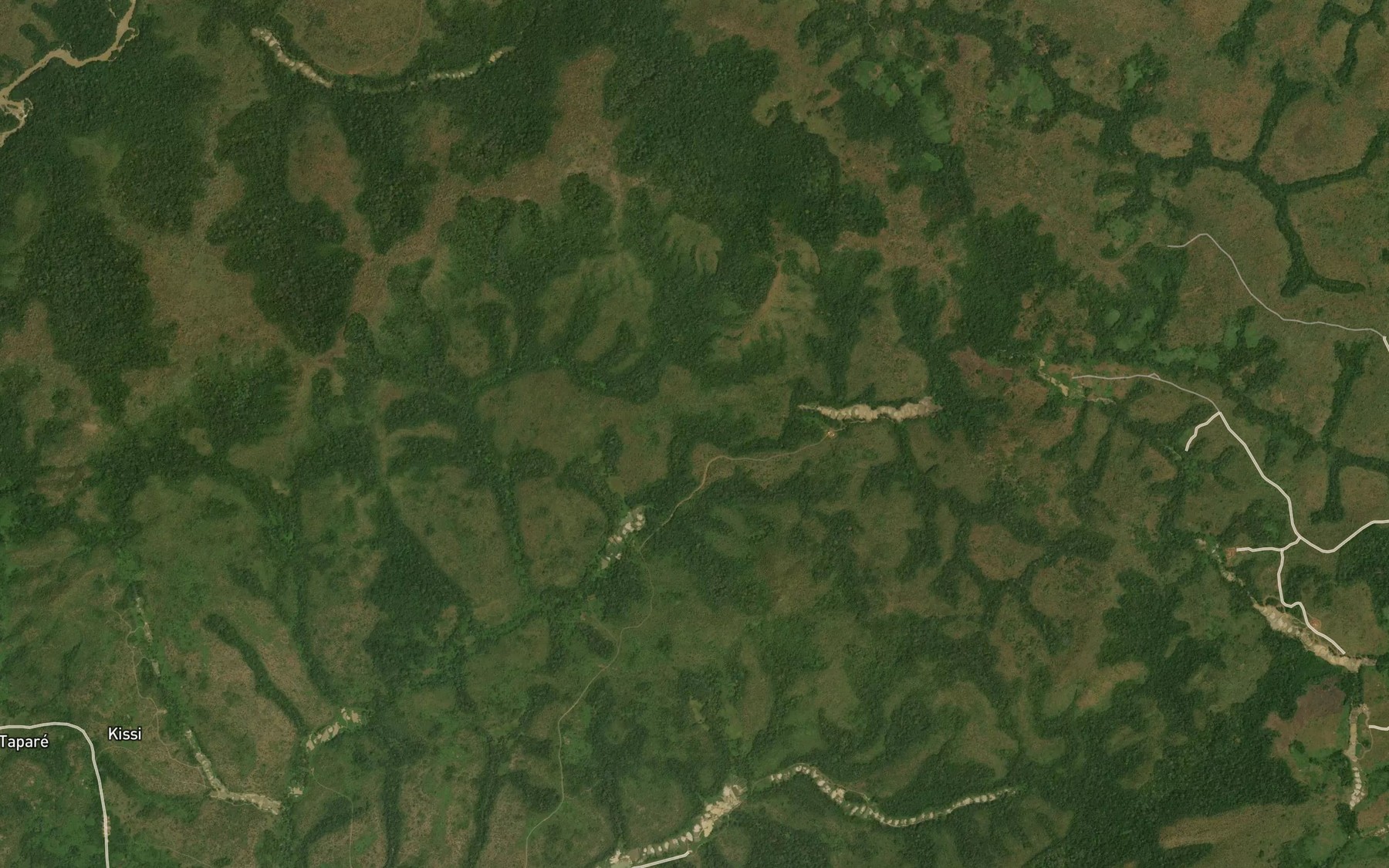 Satellite map of the Ndougoula