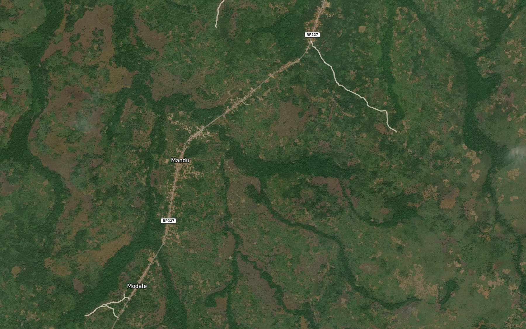 Satellite map of the Dokasa