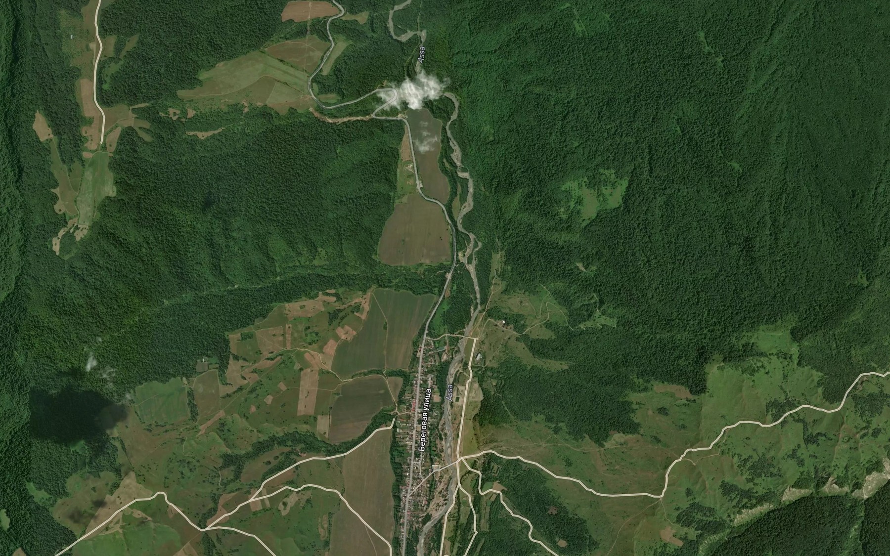 Satellite map of the Yerusalimka