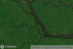 Satellite map of the Cowpen Creek