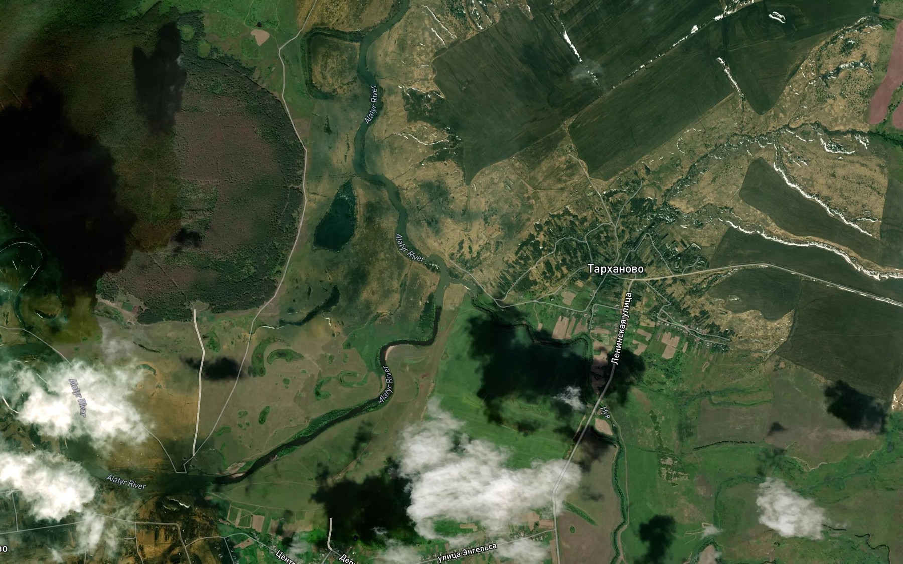 Satellite map of the Nuya