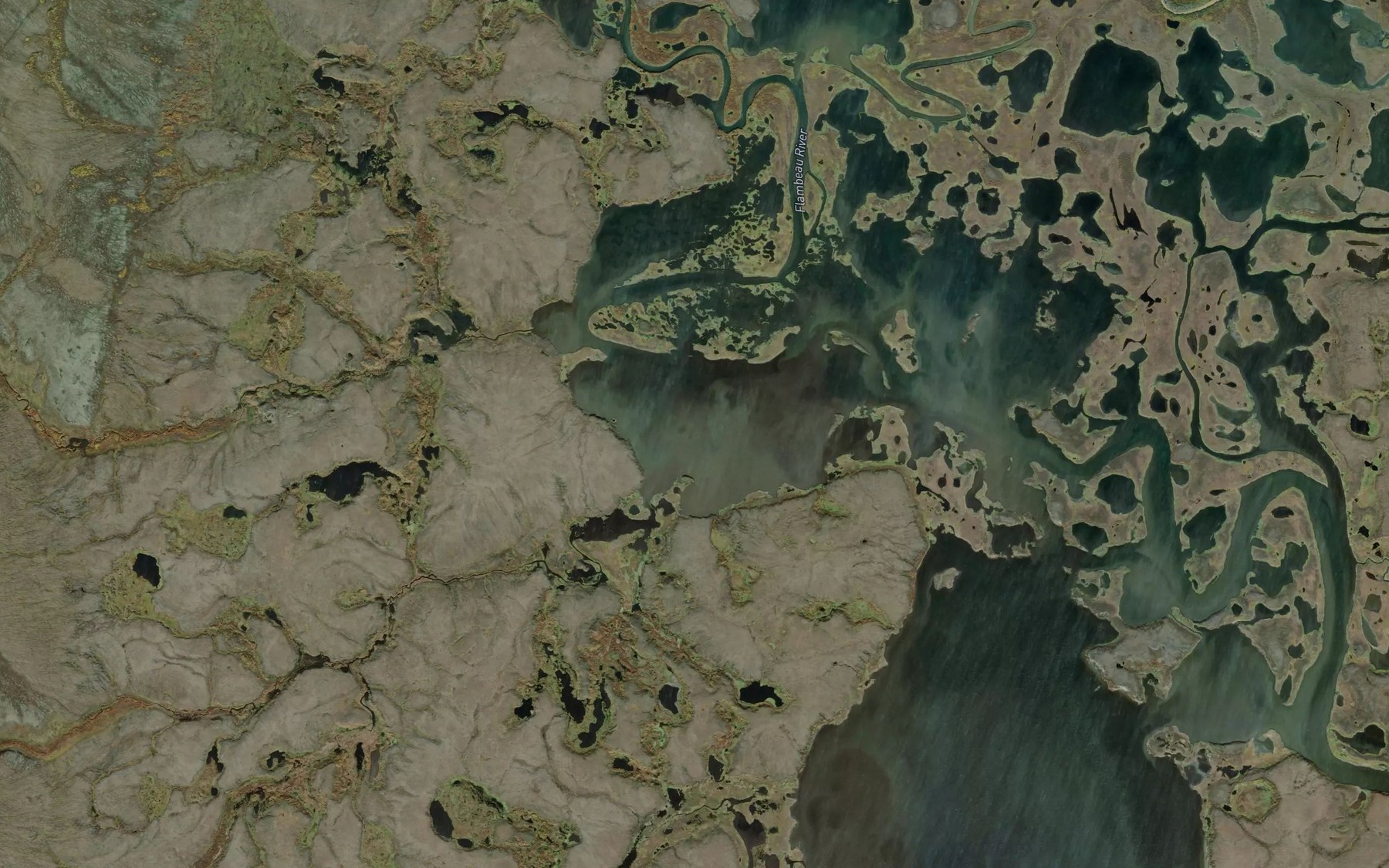 Satellite map of the Concord Creek