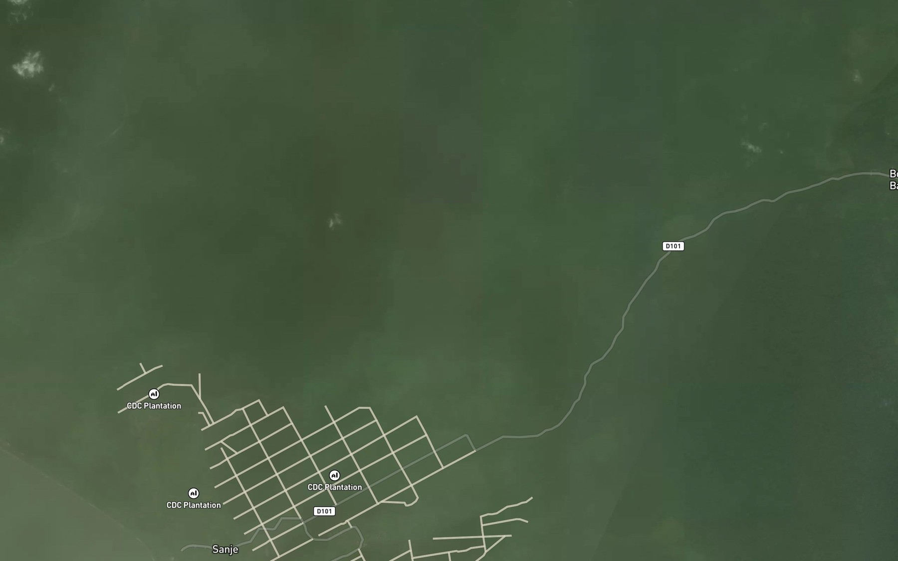 Satellite map of the Massole