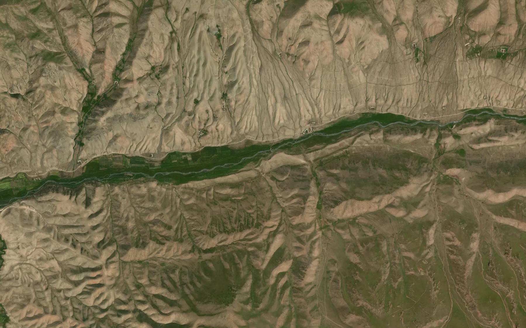 Satellite map of the Karakol