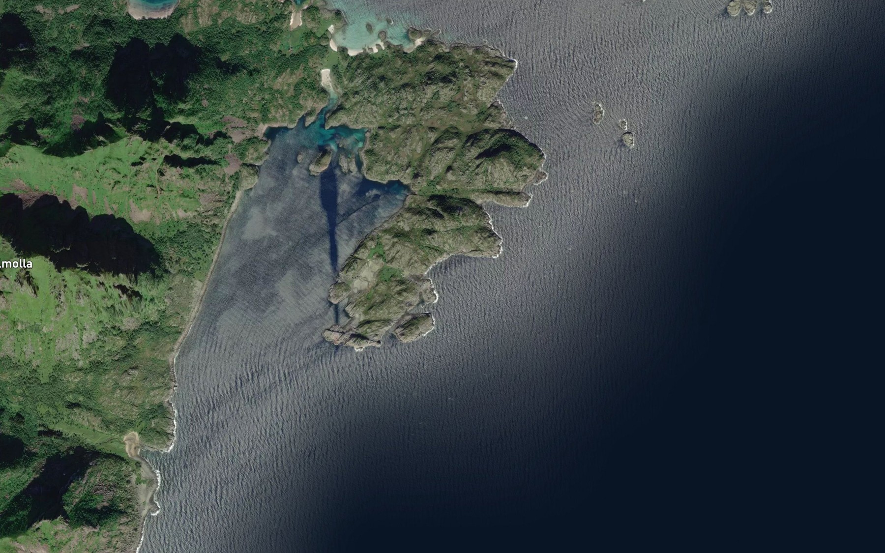 Satellite map of the Slattvika