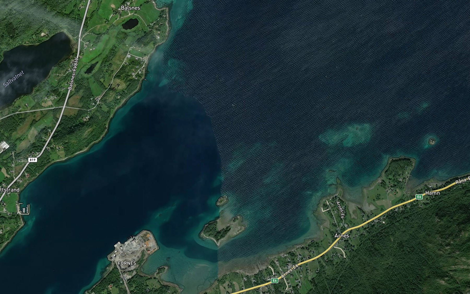 Satellite map of the Hattholmgrunnen