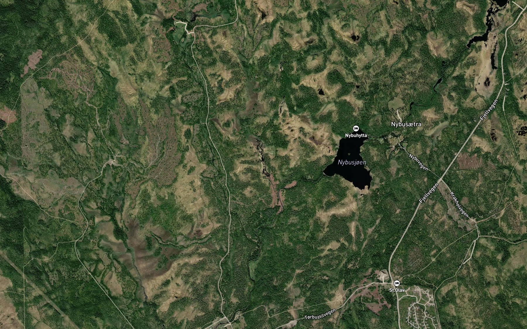 Satellite map of the Borkflotbekken