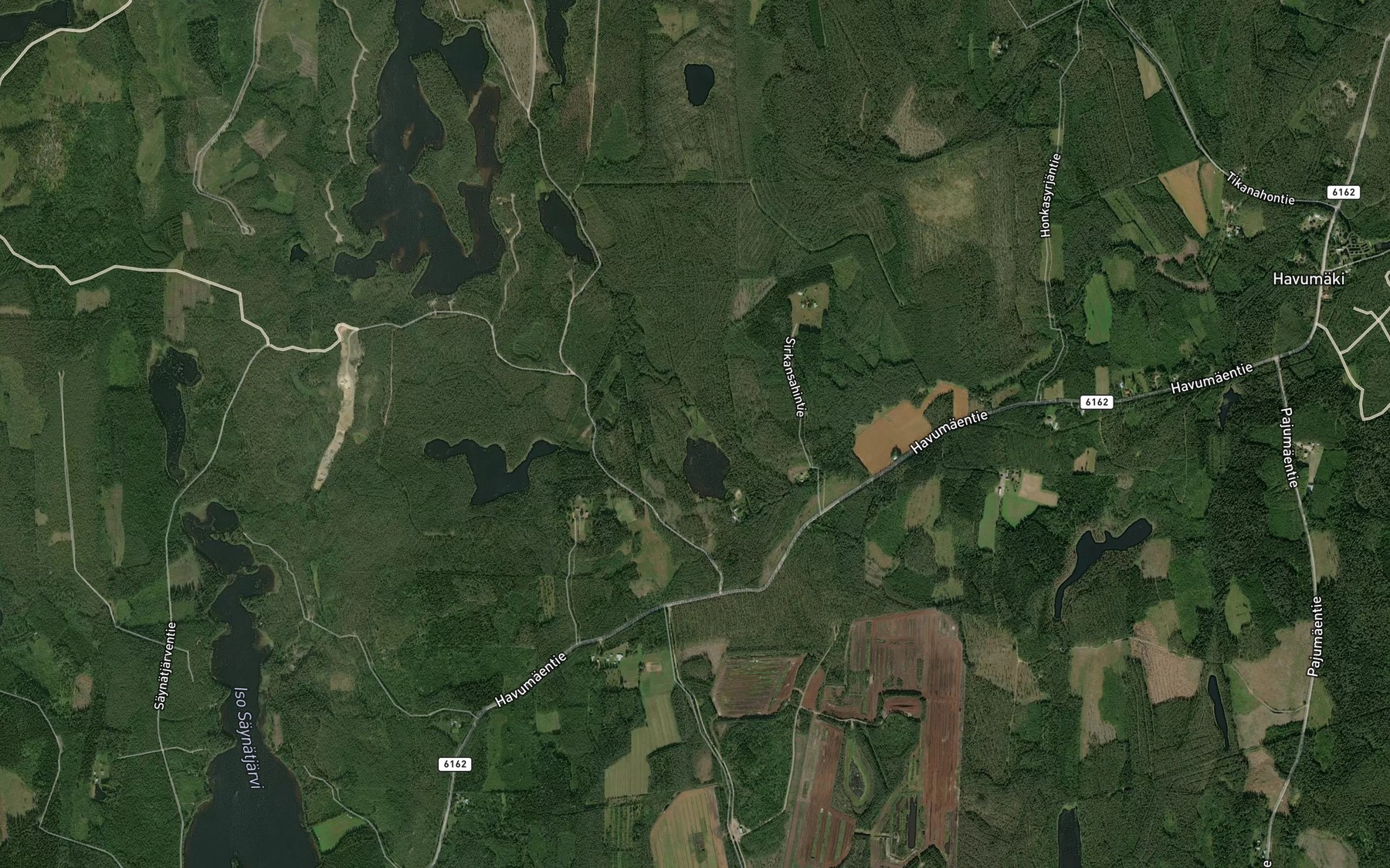 Satellite map of the Latosjoki
