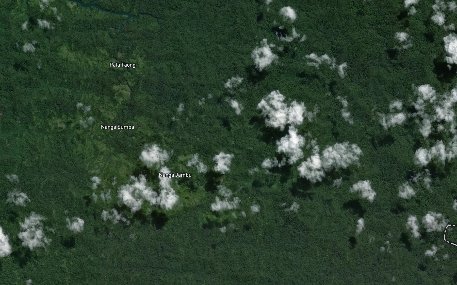 Satellite map of the Sungai Lalang