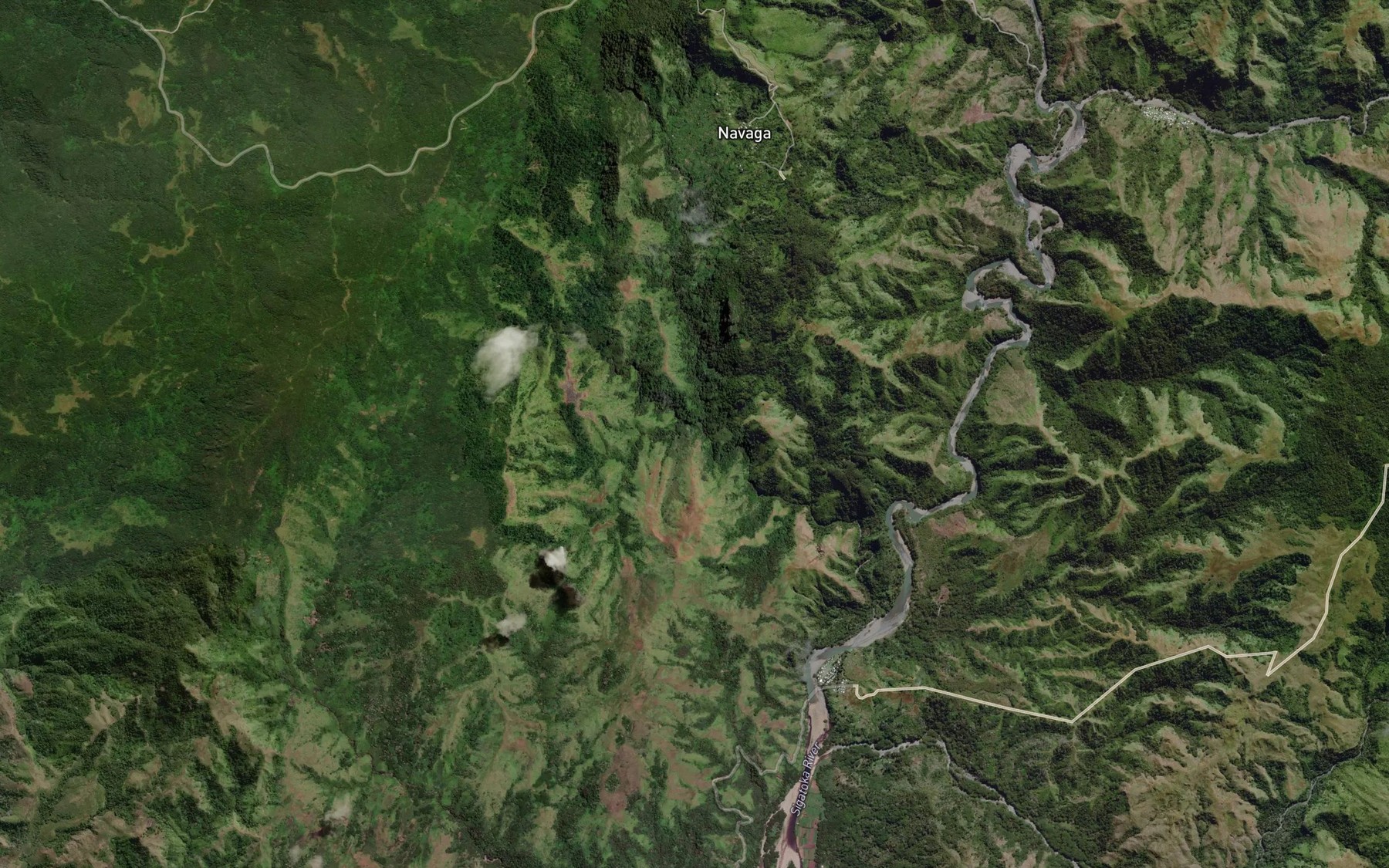 Satellite map of the Nasaunokonoko Creek