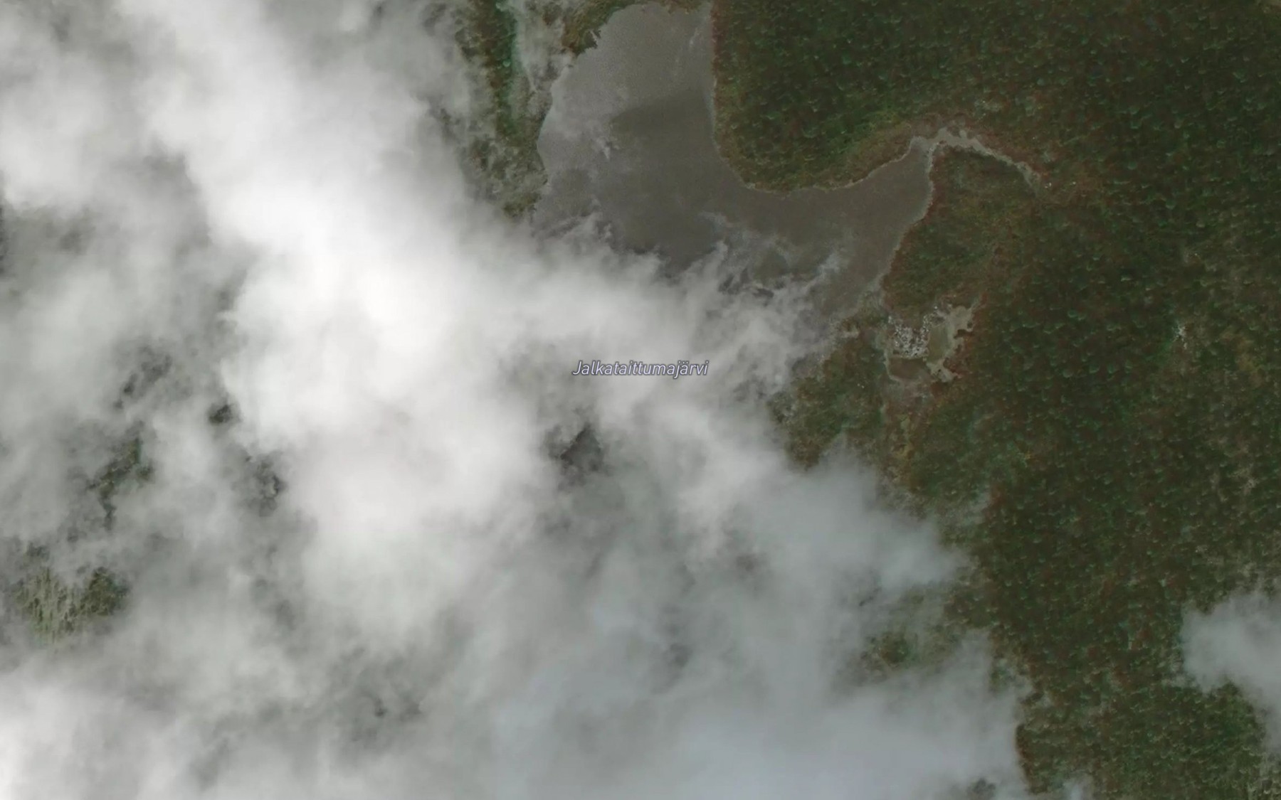 Satellite map of the Jalkataittumajarvi
