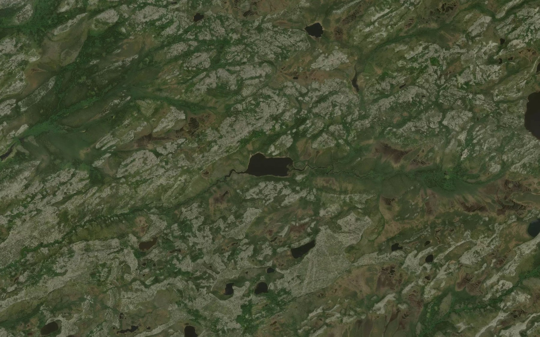 Satellite map of the Lac Kawitapitam