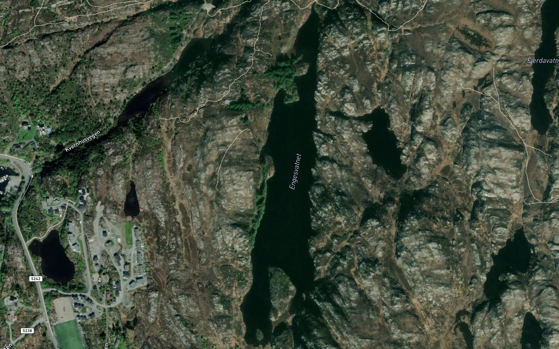Satellite map of the Engesvatnet