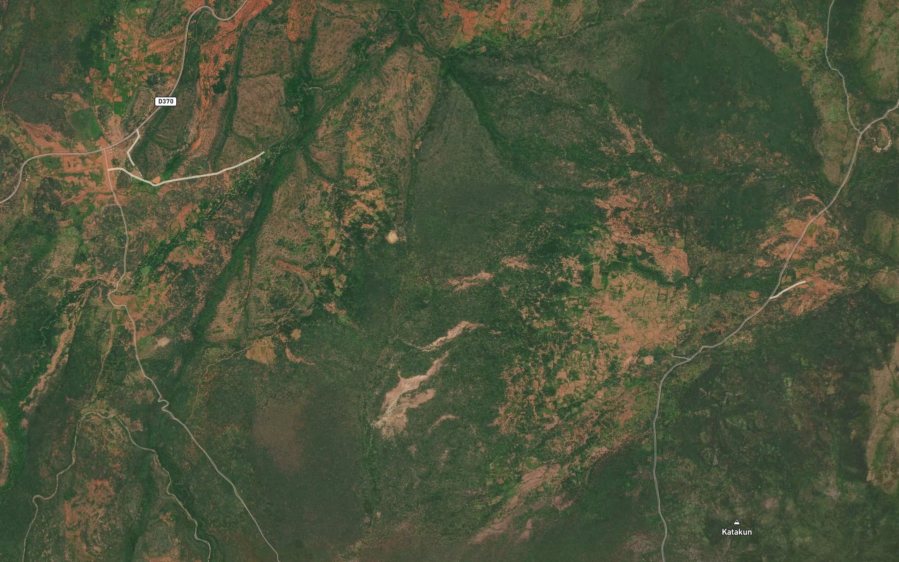 Satellite map of the Kalabata