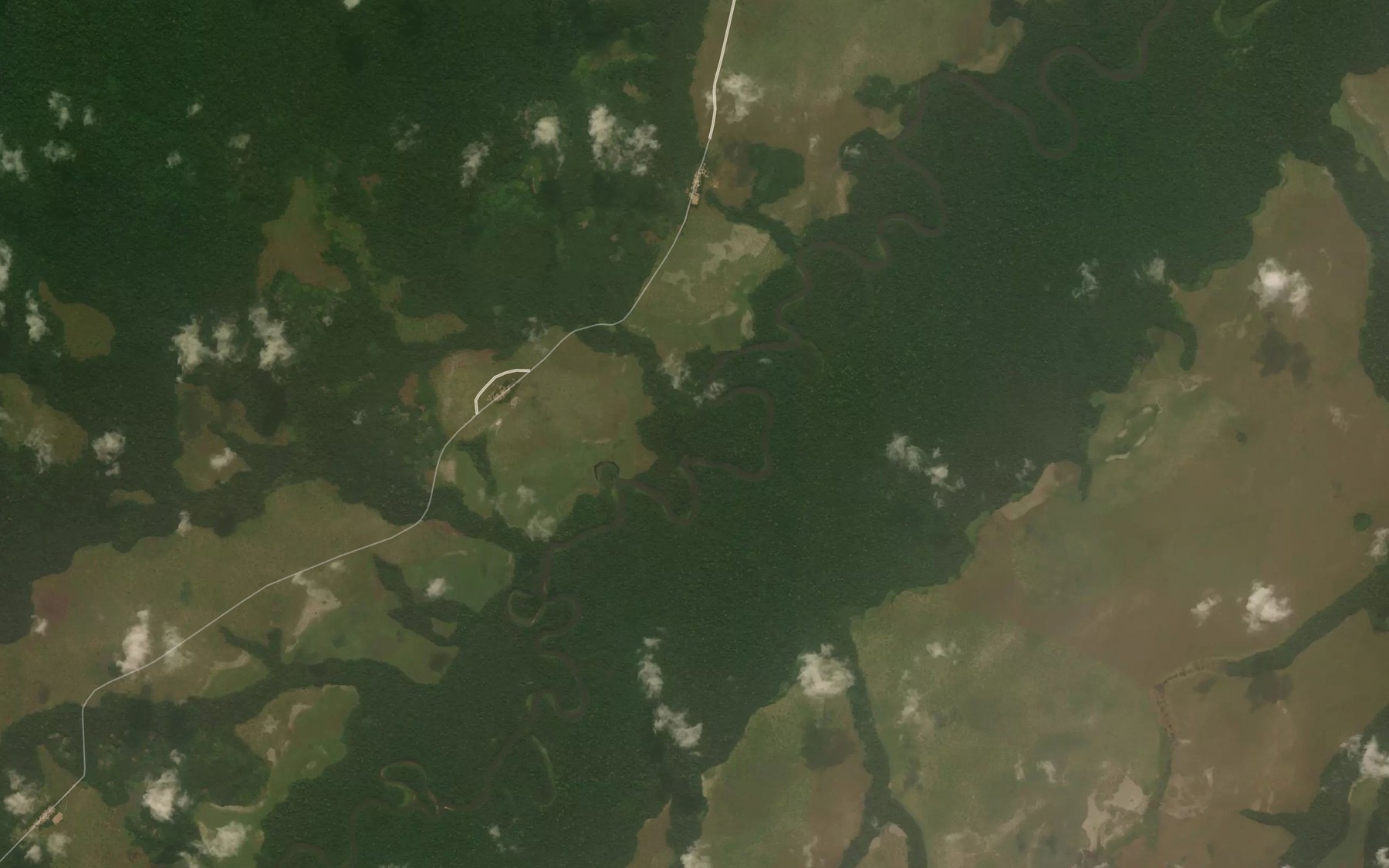 Satellite map of the Golele