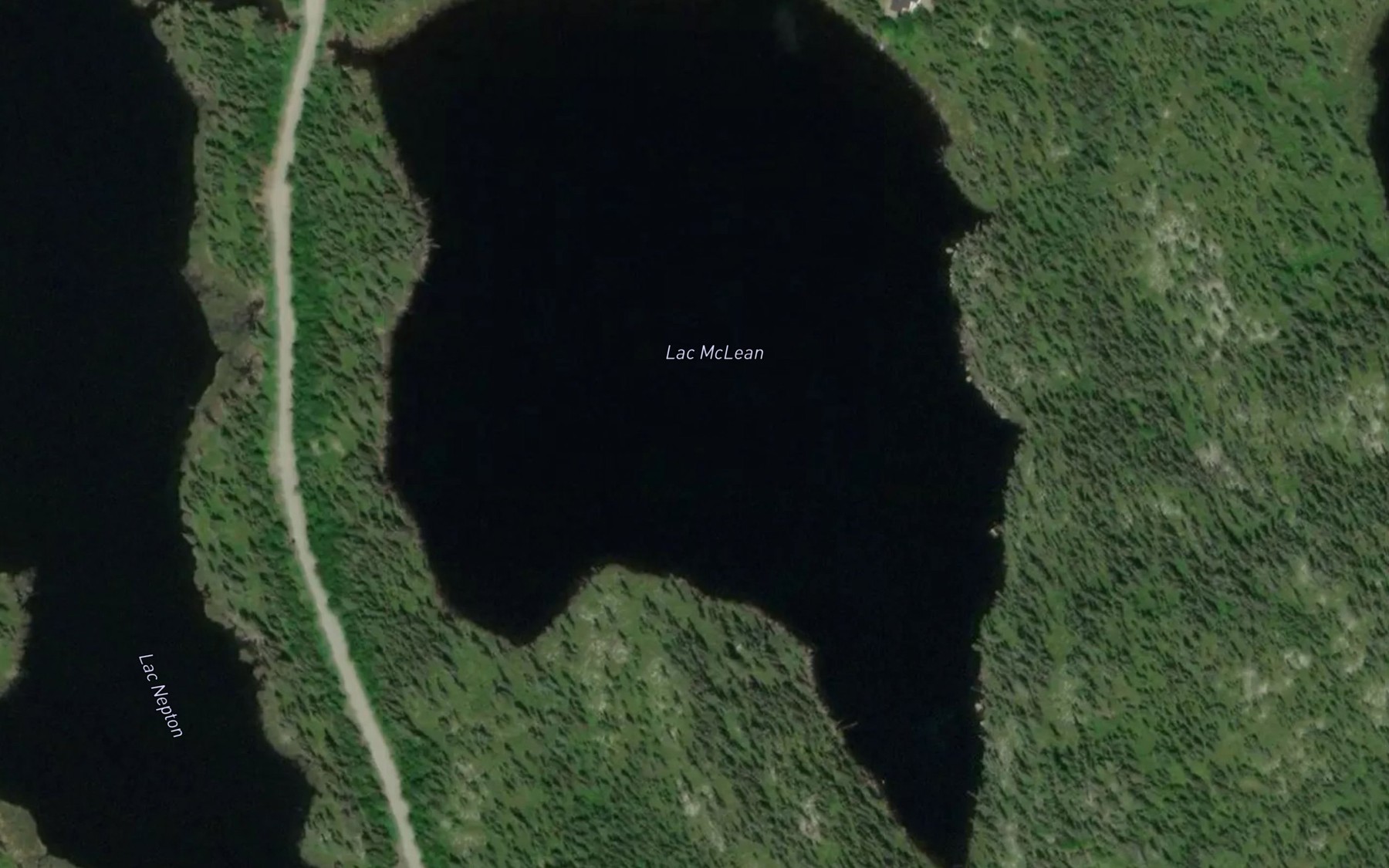 Satellite map of the LacMcLean