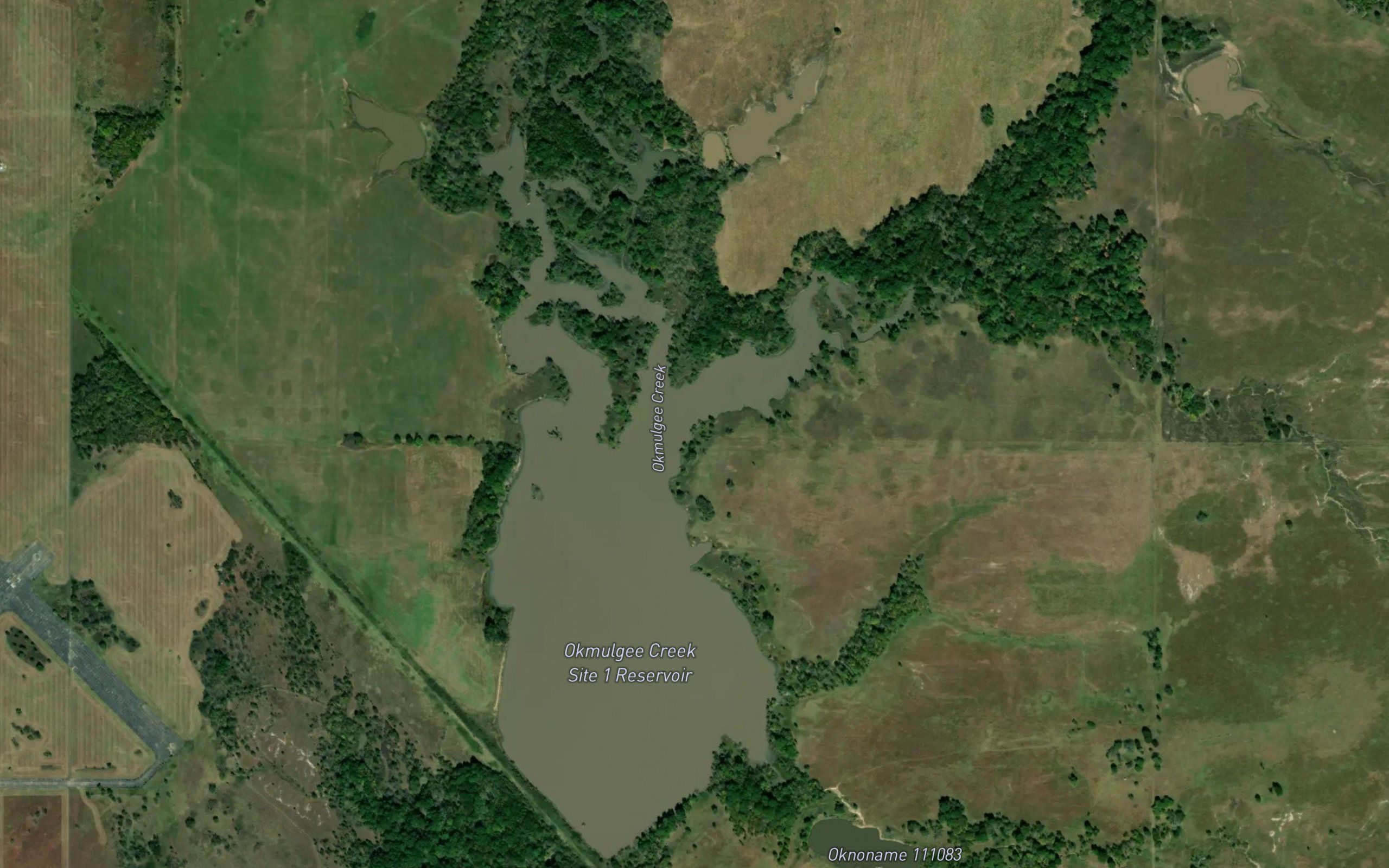 Okmulgee Creek Site 1 Reservoir