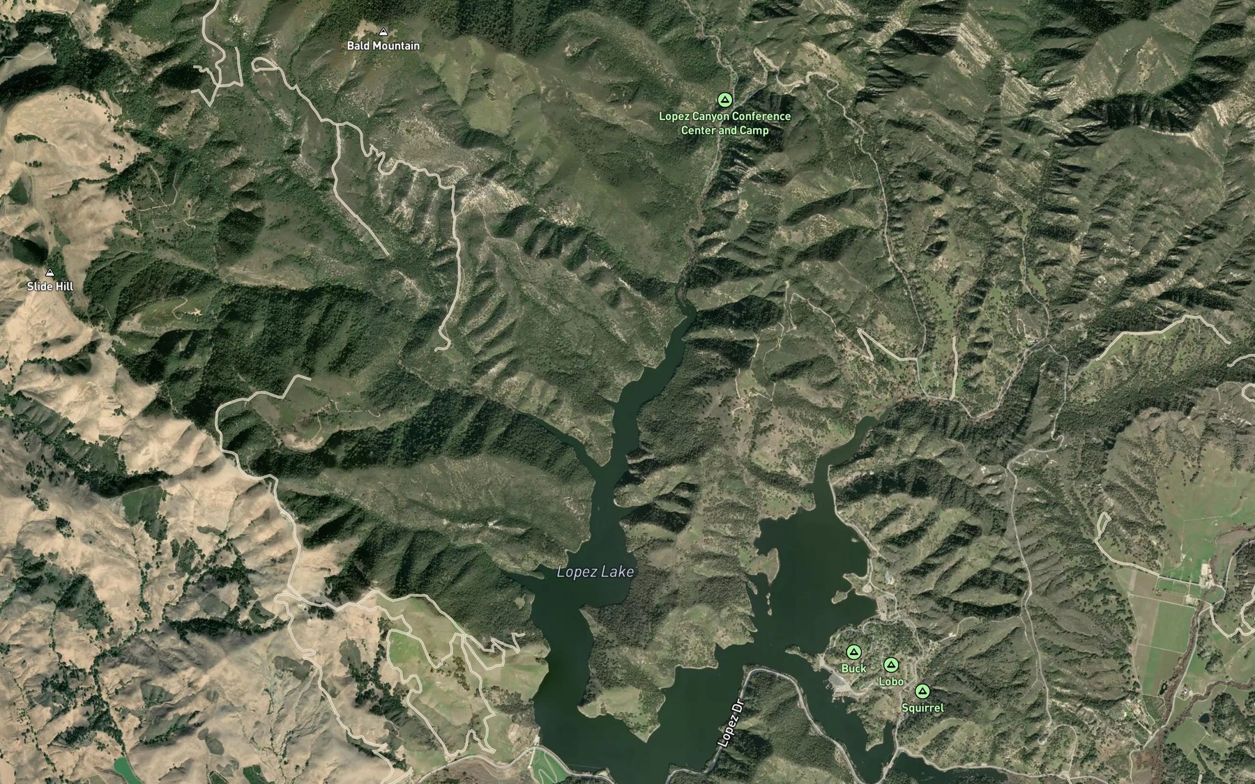 Satellite map of the Spot 3