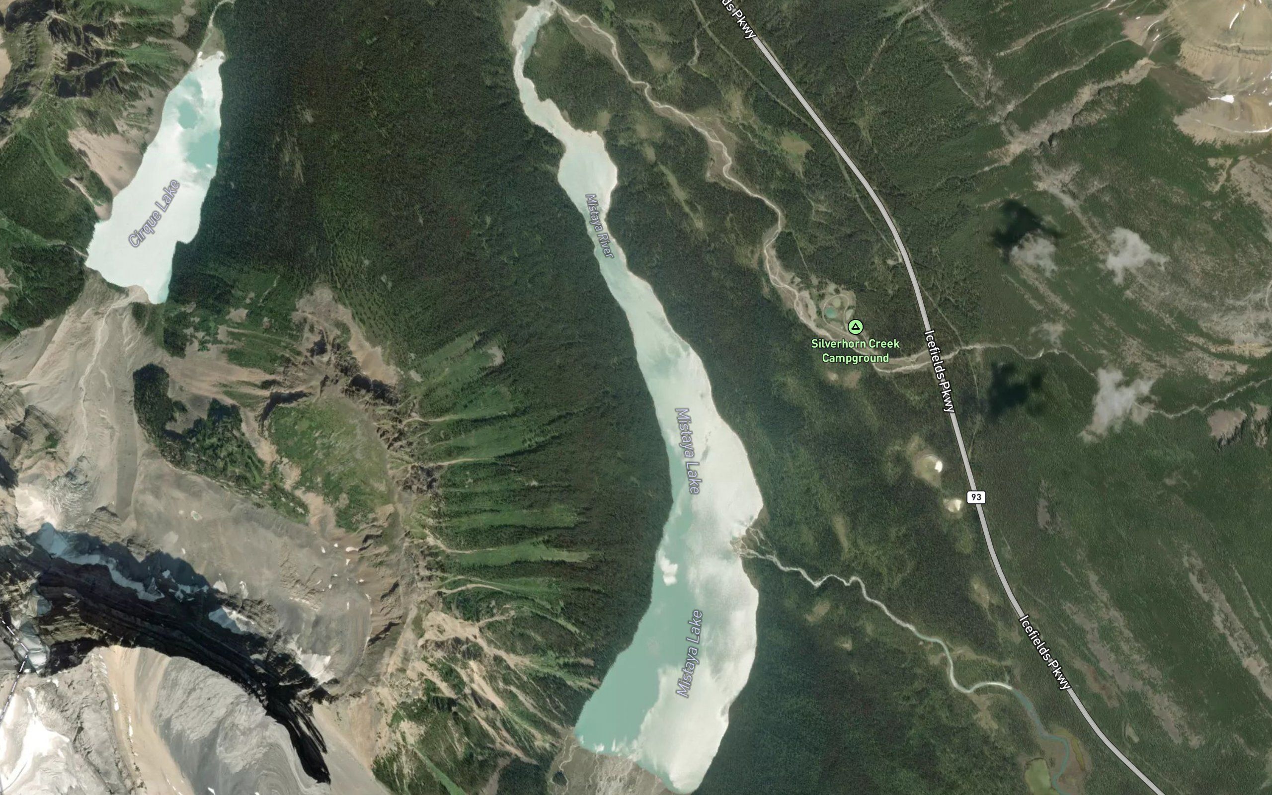 Mistaya Lake