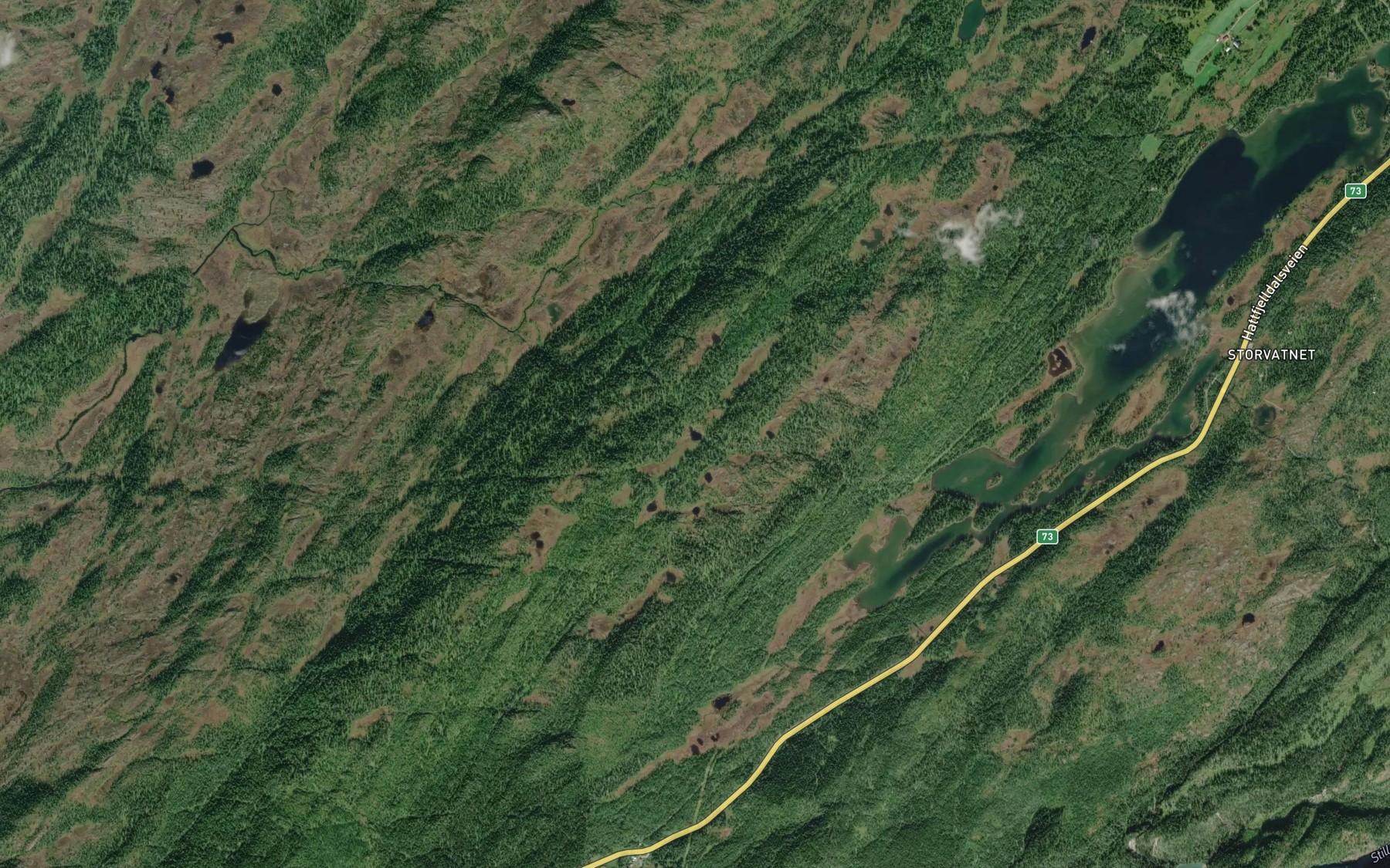 Satellite map of the Palholtjonna